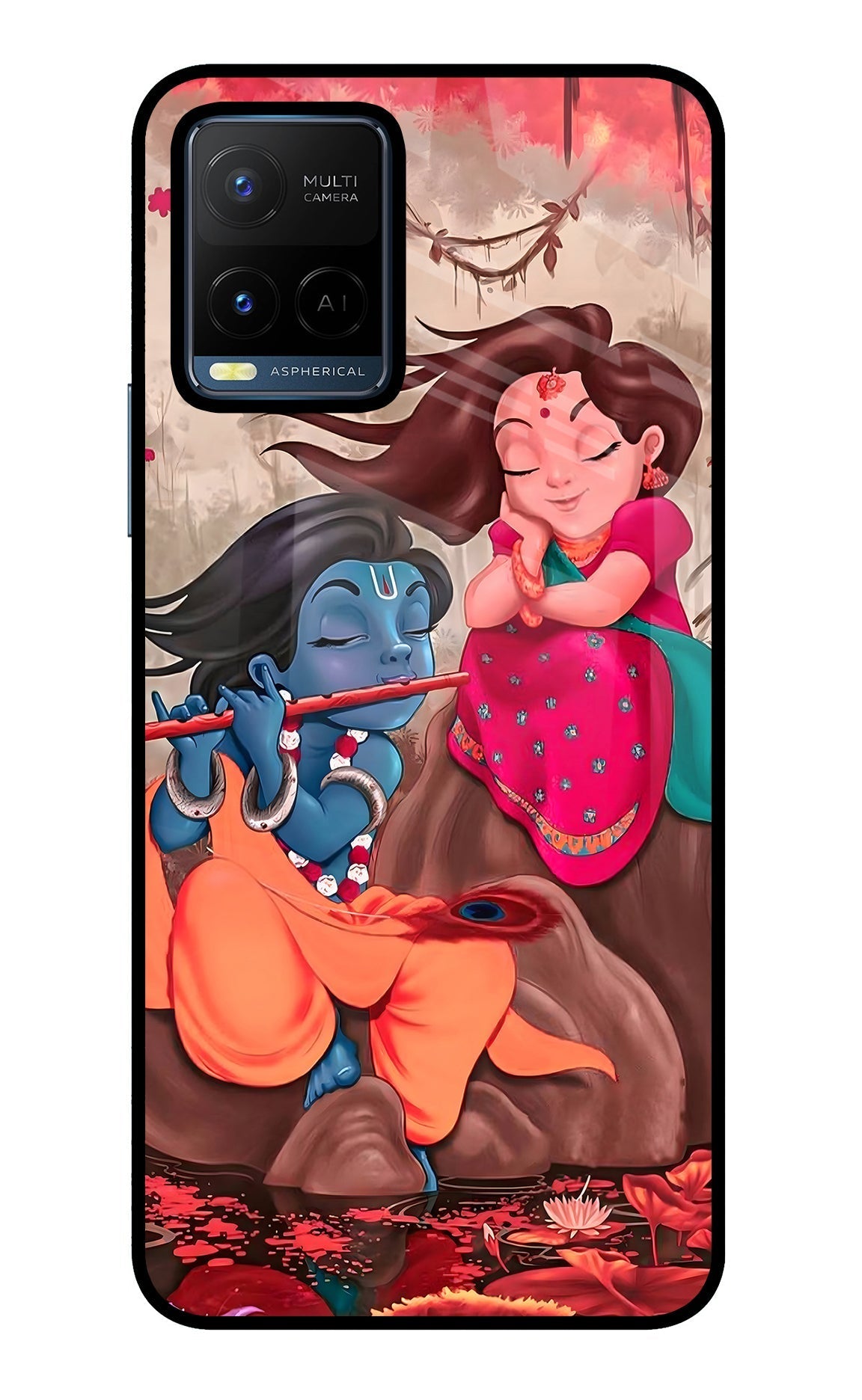 Radhe Krishna Case for Vivo Y21/Y21s/Y33s