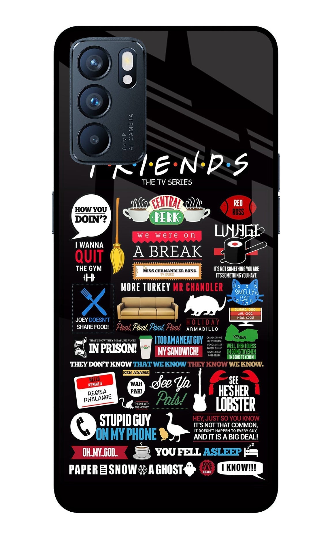FRIENDS Case for Oppo Reno6 5G