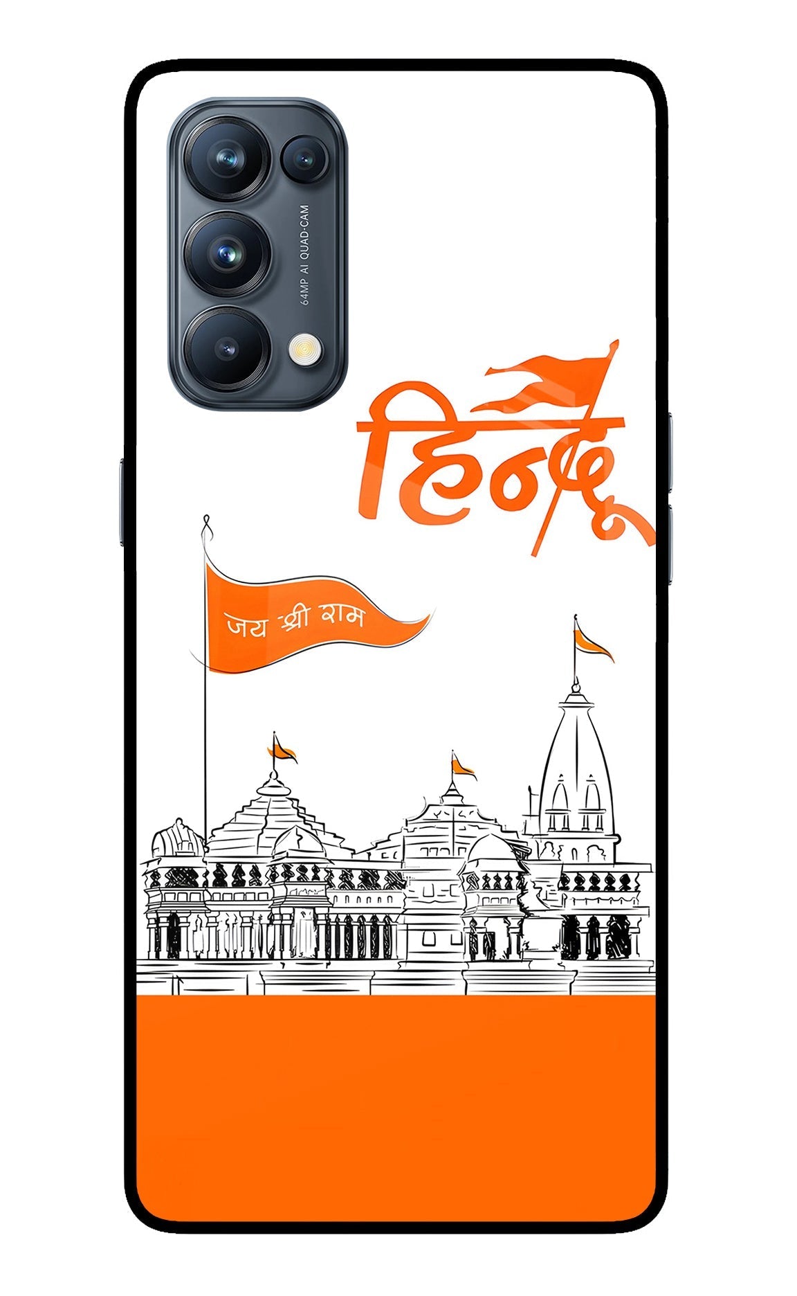 Jai Shree Ram Hindu Case for Oppo Reno5 Pro 5G