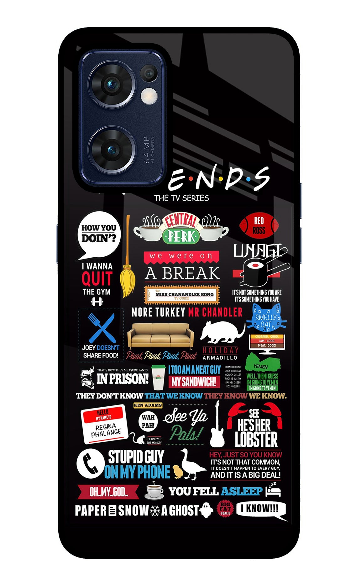 FRIENDS Case for Oppo Reno7 5G