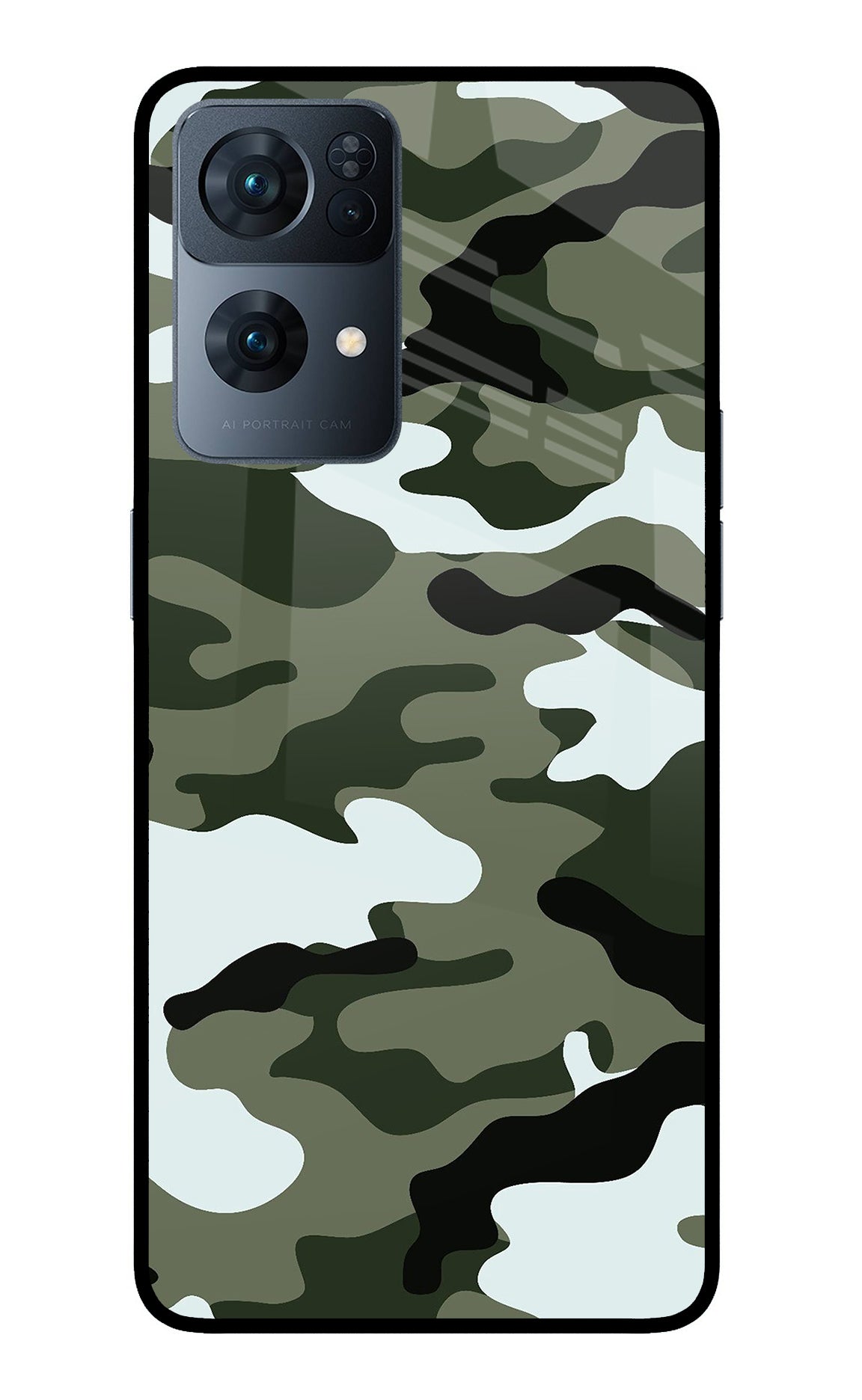 Camouflage Case for Oppo Reno7 Pro 5G