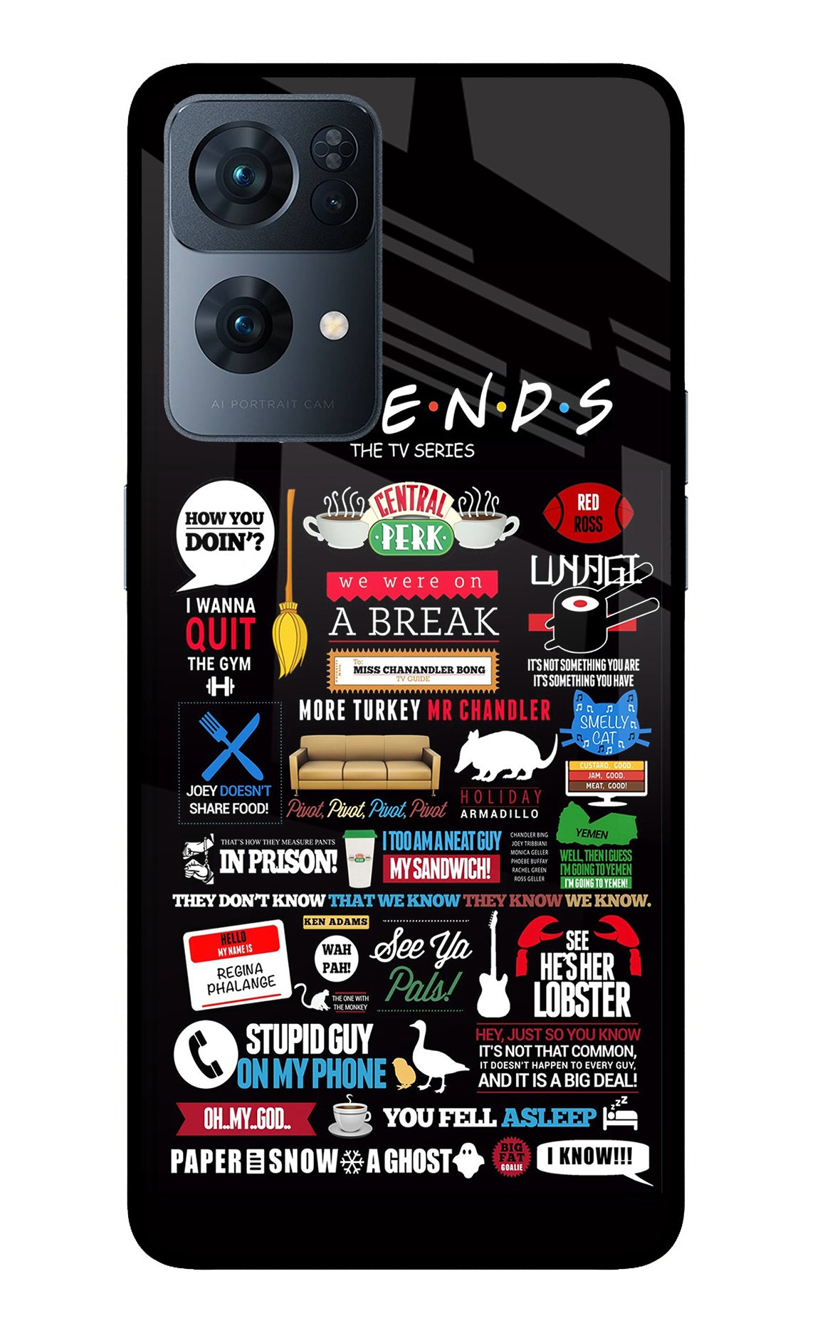 FRIENDS Case for Oppo Reno7 Pro 5G