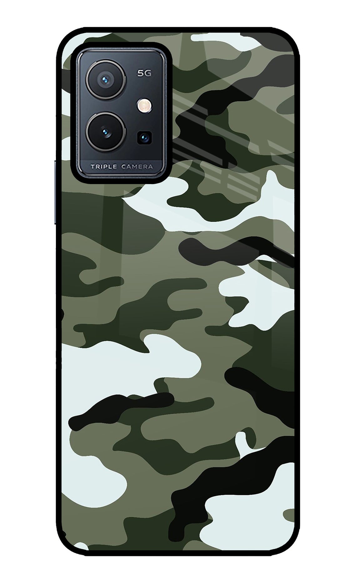 Camouflage Case for Vivo Y75 5G/Vivo T1 5G