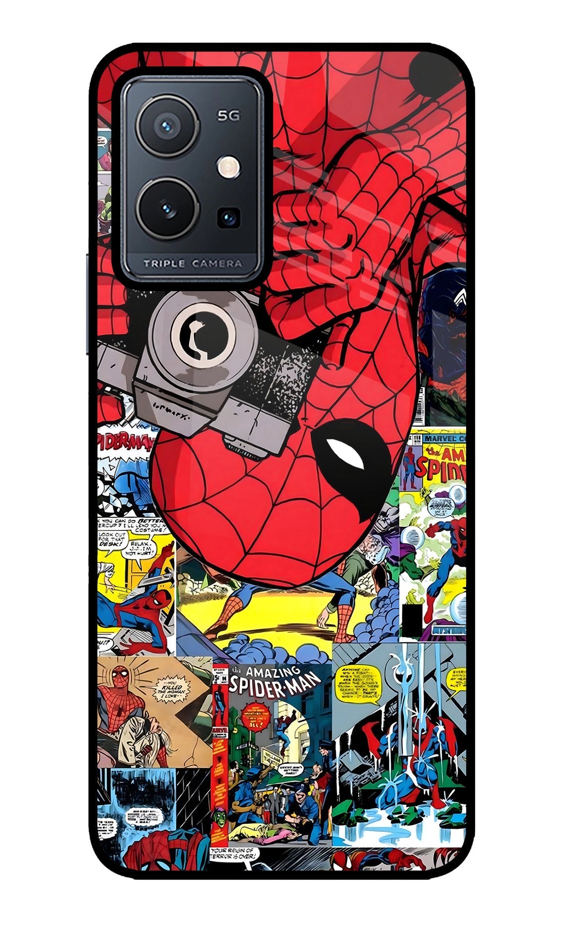 Spider Man Case for Vivo Y75 5G/Vivo T1 5G