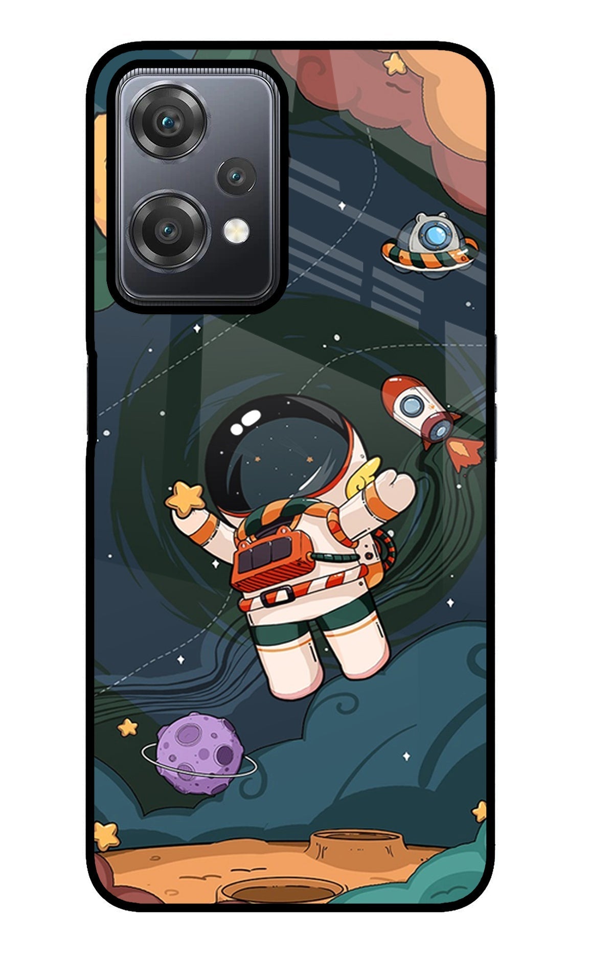 Cartoon Astronaut Case for OnePlus Nord CE 2 Lite 5G