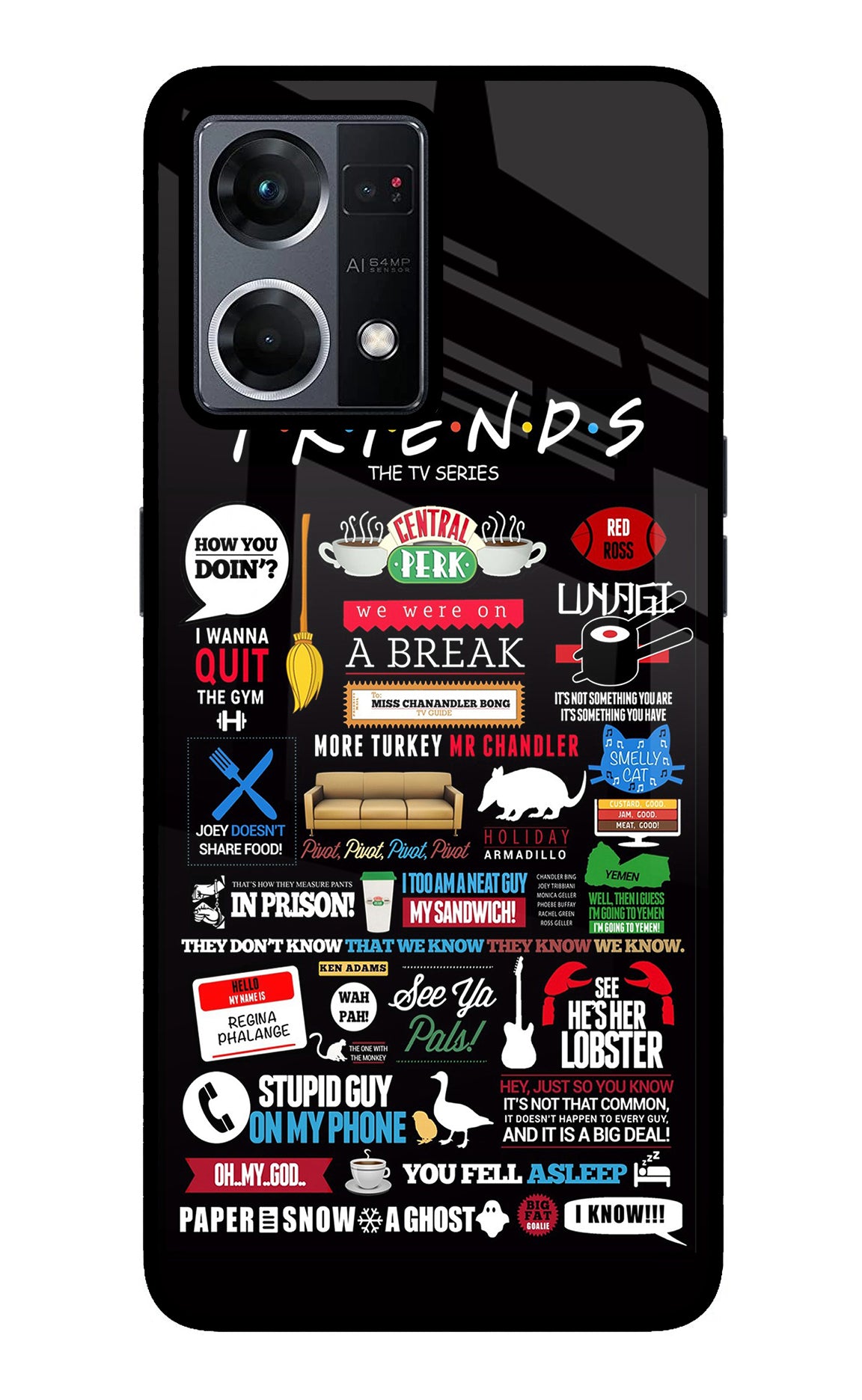 FRIENDS Case for Oppo F21 Pro 4G