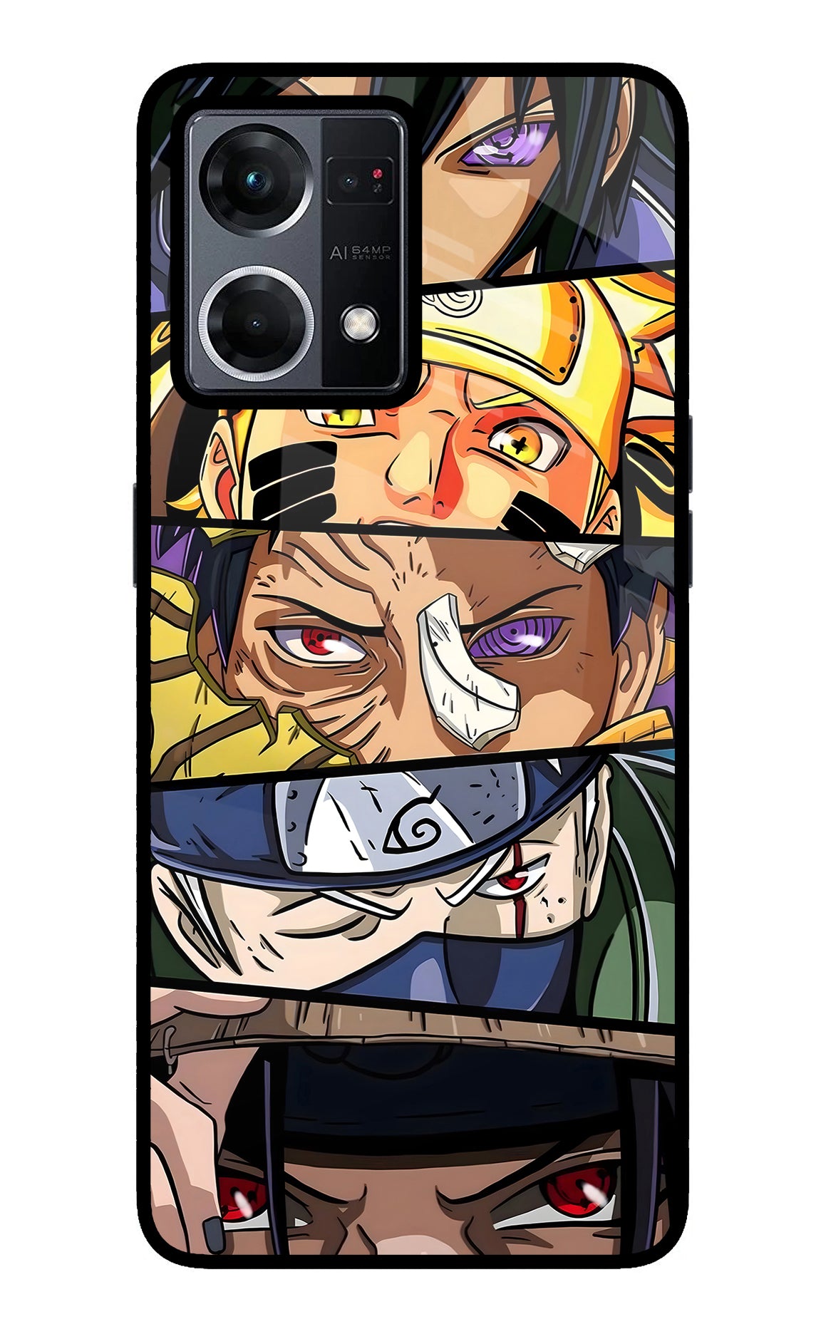 Naruto Character Case for Oppo F21 Pro 4G