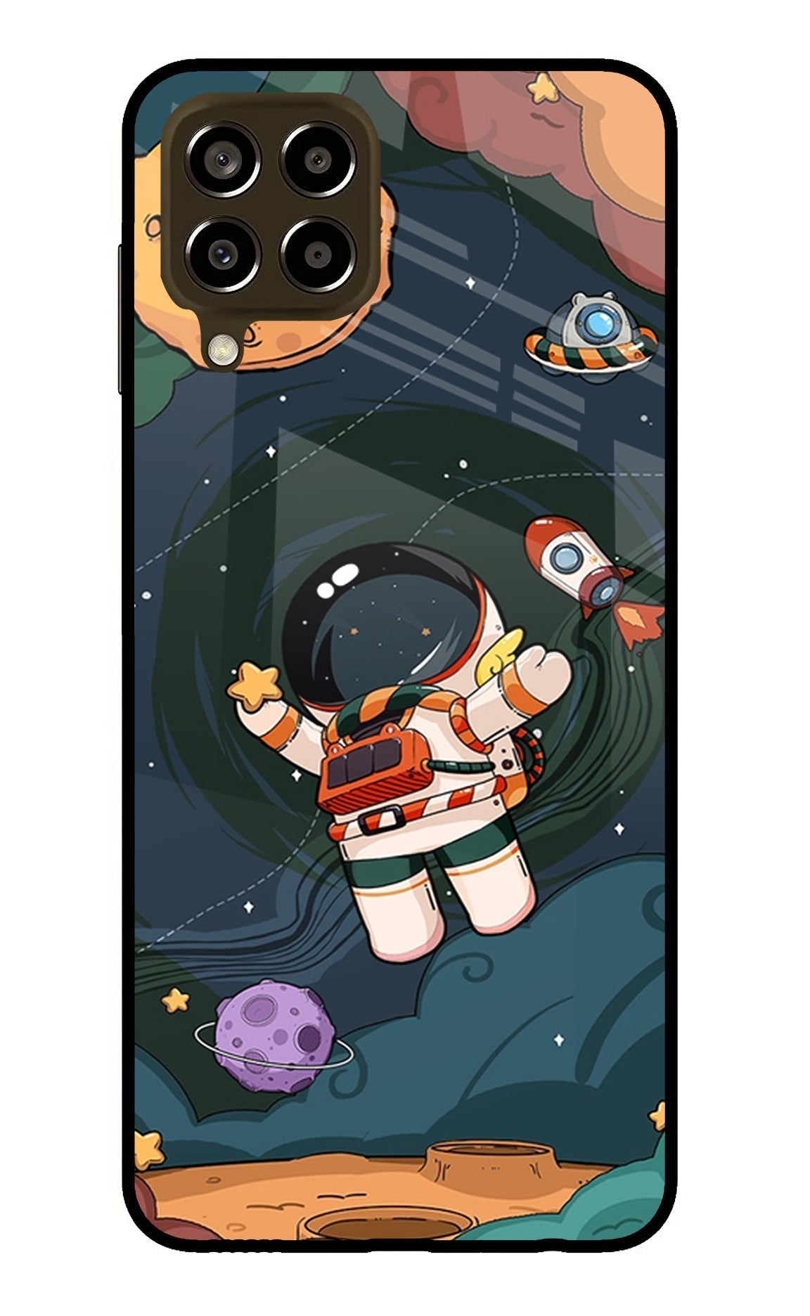 Cartoon Astronaut Case for Samsung M33 5G