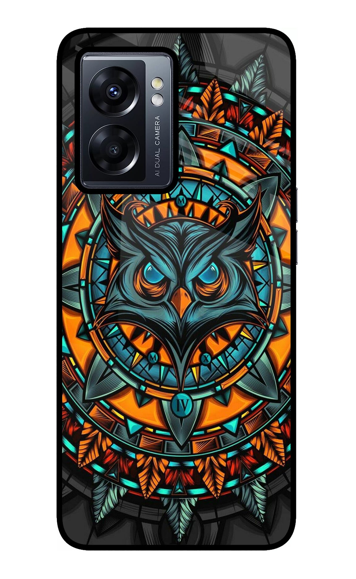 Angry Owl Art Case for Oppo K10 5G