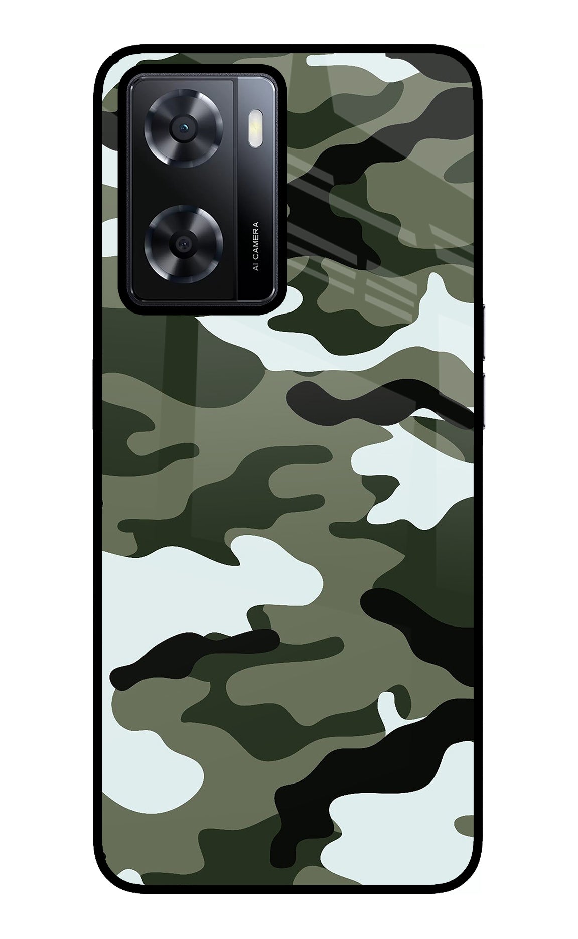 Camouflage Case for Oppo A57 2022