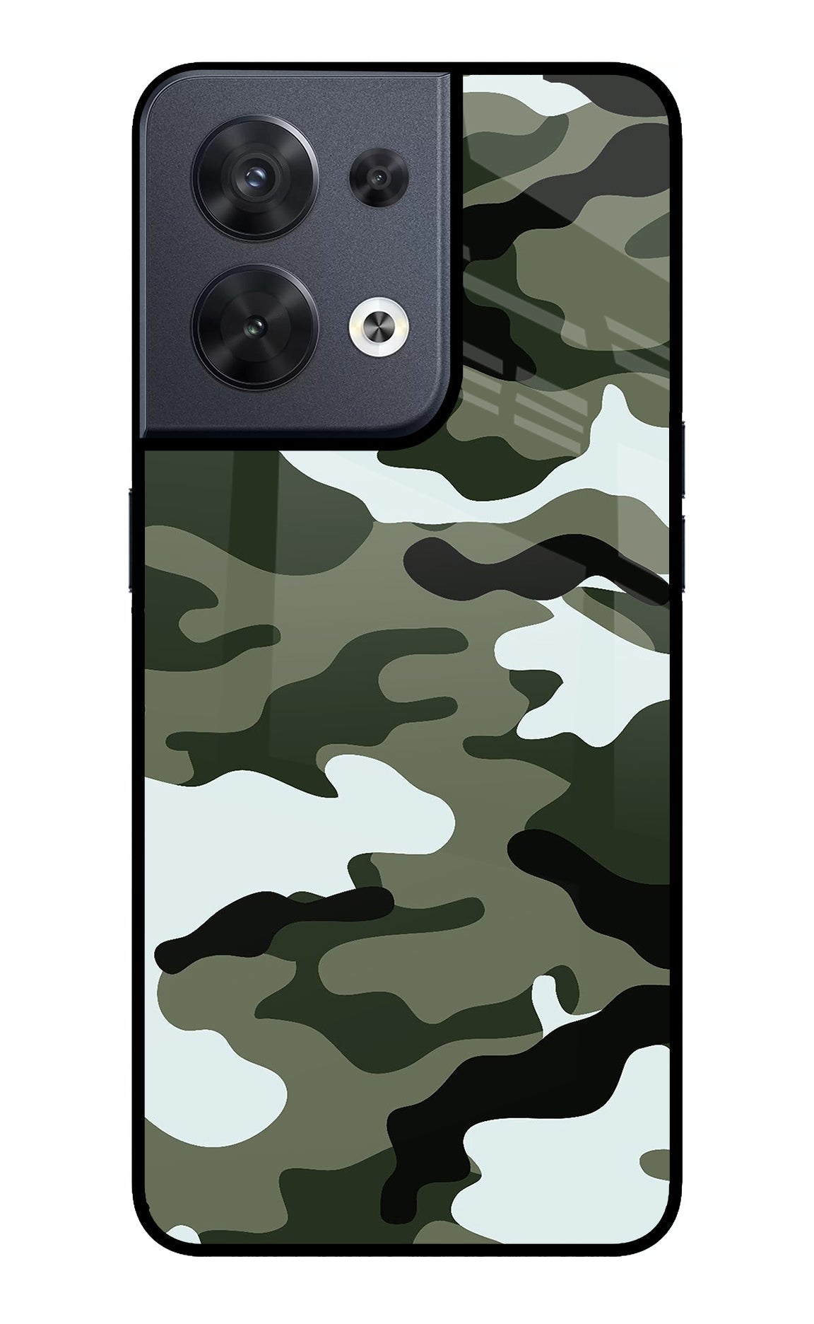 Camouflage Case for Oppo Reno8