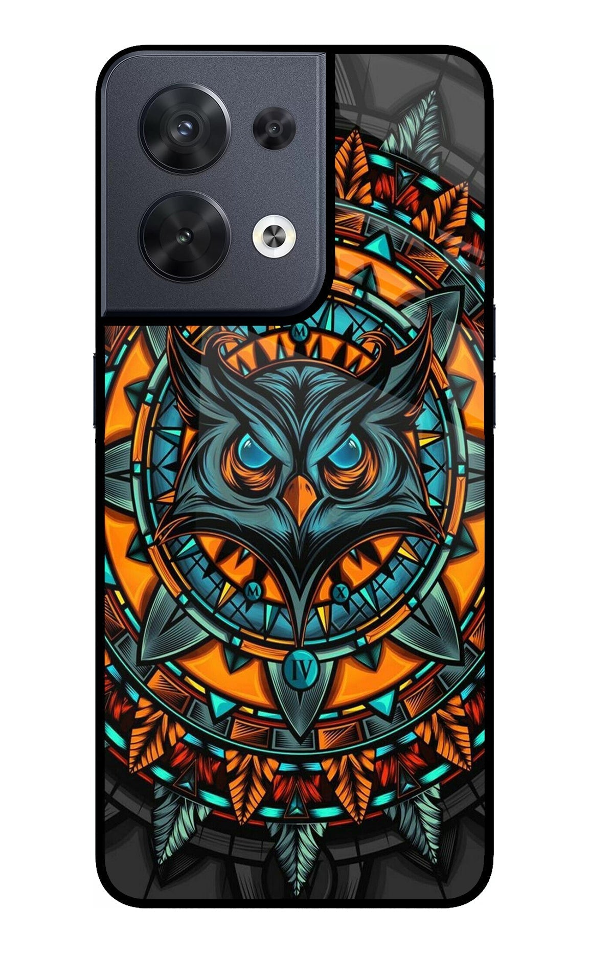 Angry Owl Art Case for Oppo Reno8