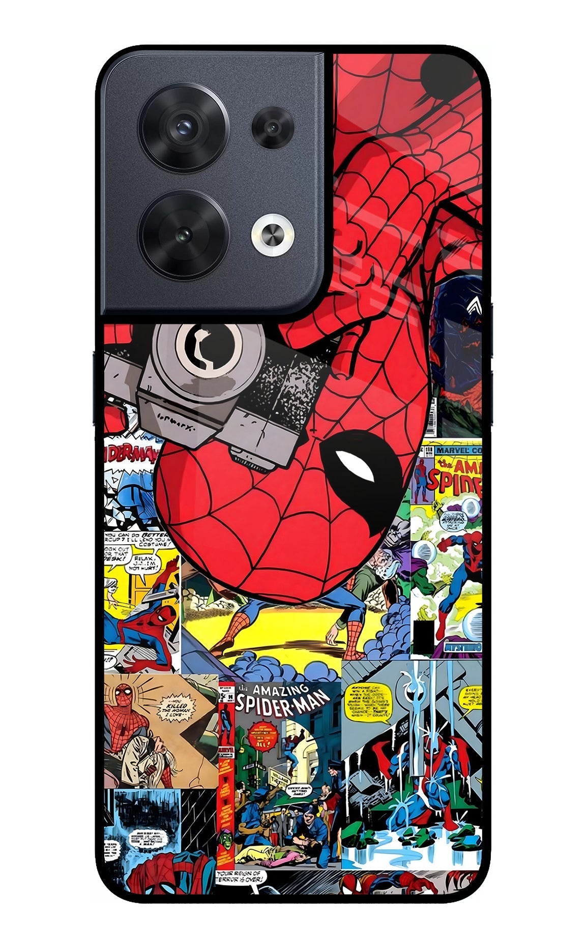 Spider Man Case for Oppo Reno8
