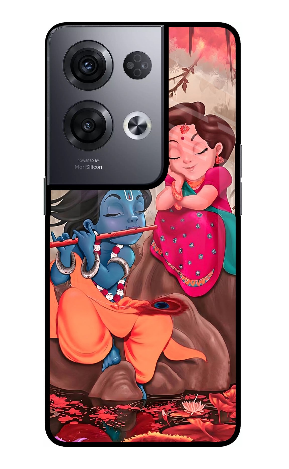 Radhe Krishna Case for Oppo Reno8 Pro