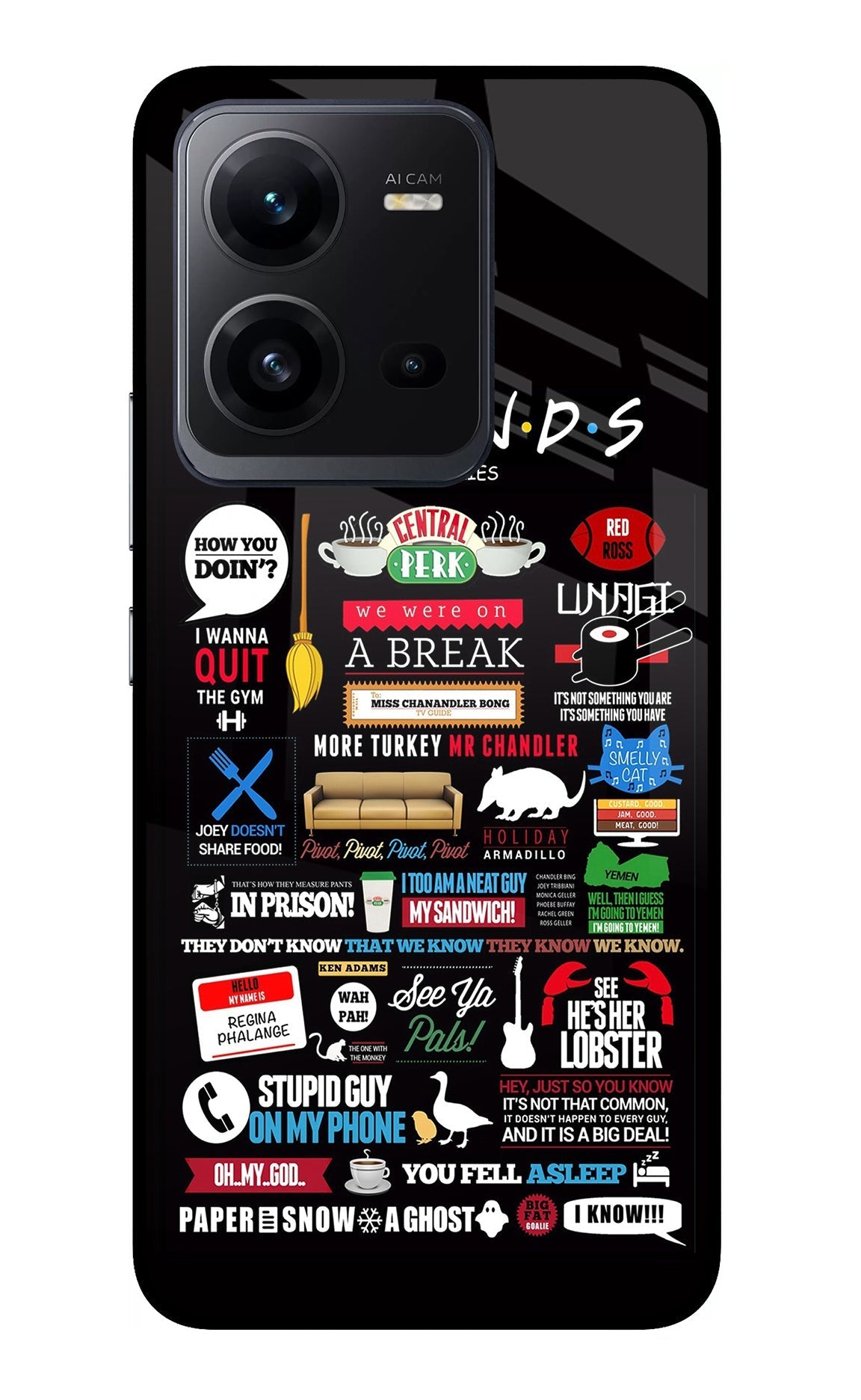 FRIENDS Case for Vivo V25 5G