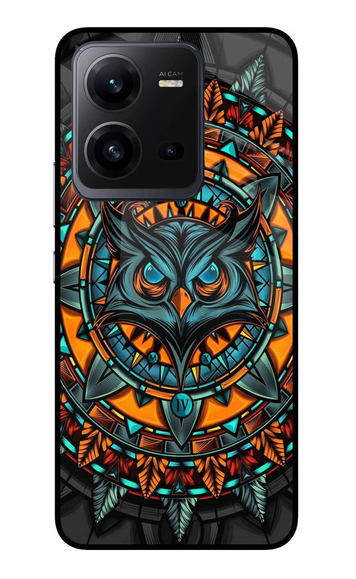 Angry Owl Art Case for Vivo V25 5G