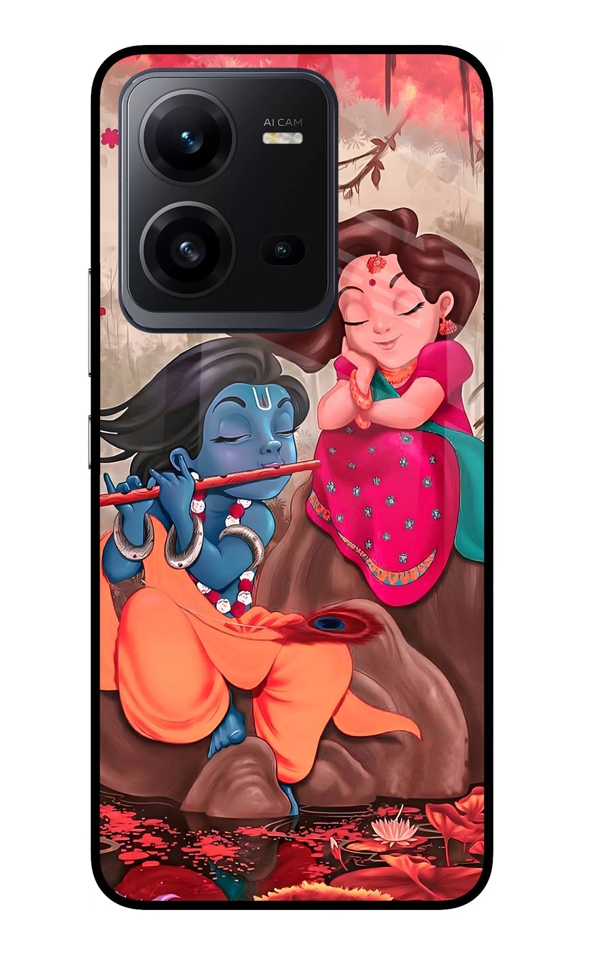Radhe Krishna Case for Vivo V25 5G