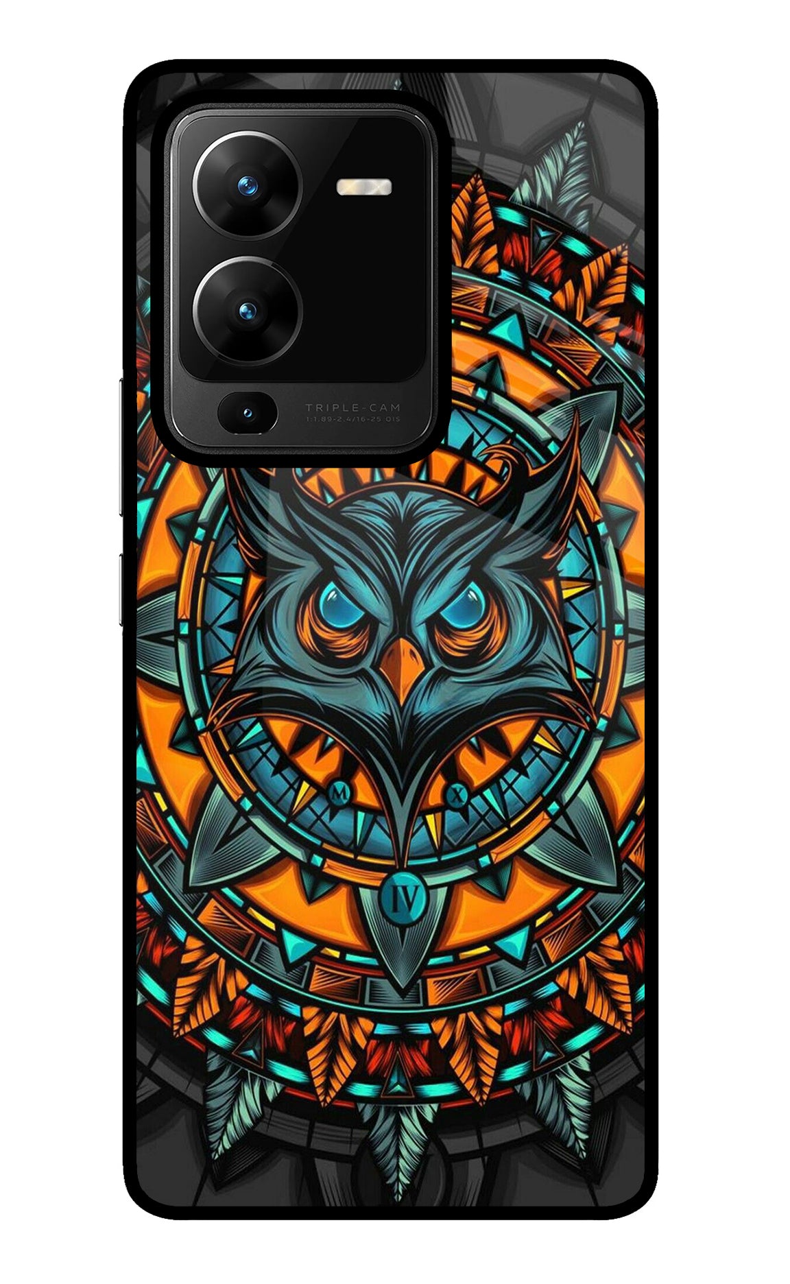 Angry Owl Art Case for Vivo V25 Pro 5G