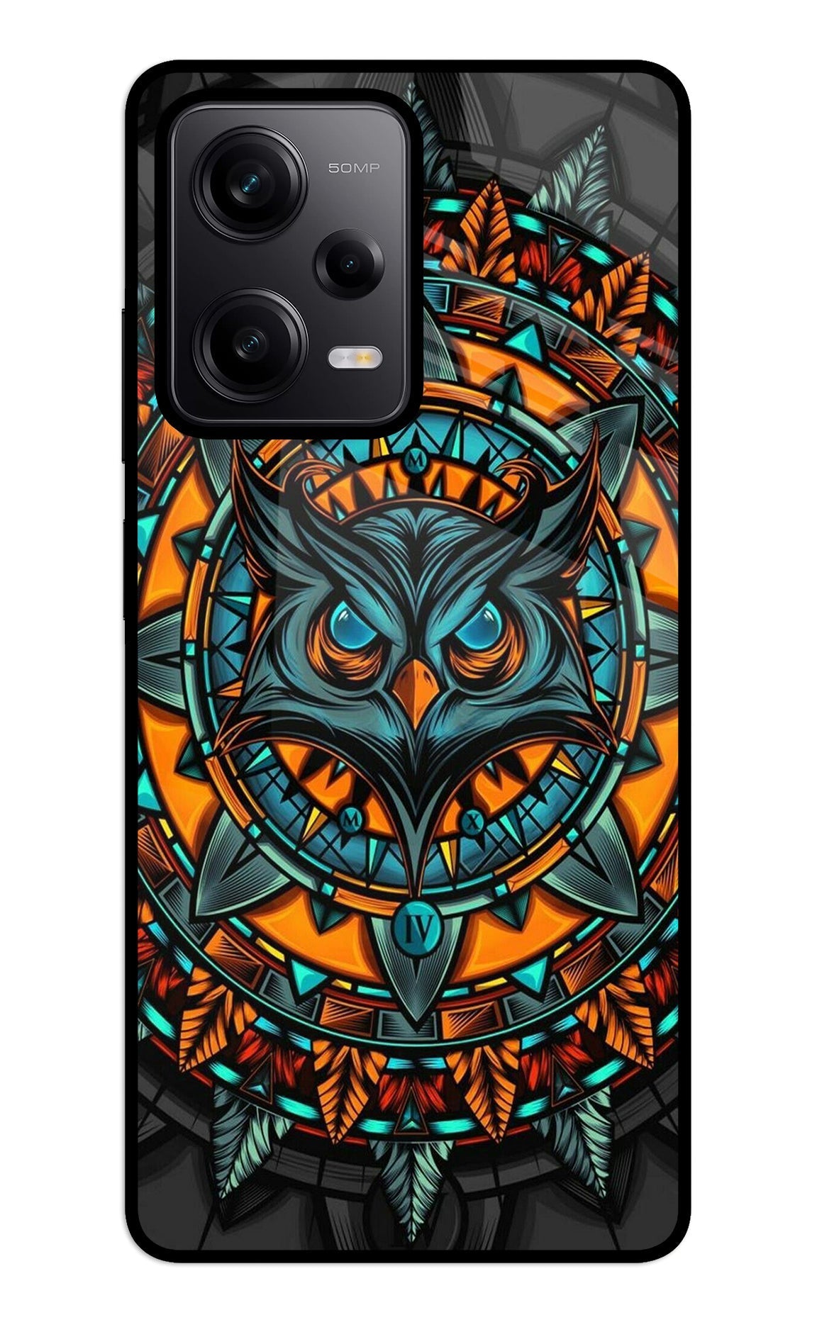 Angry Owl Art Case for Redmi Note 12 5G
