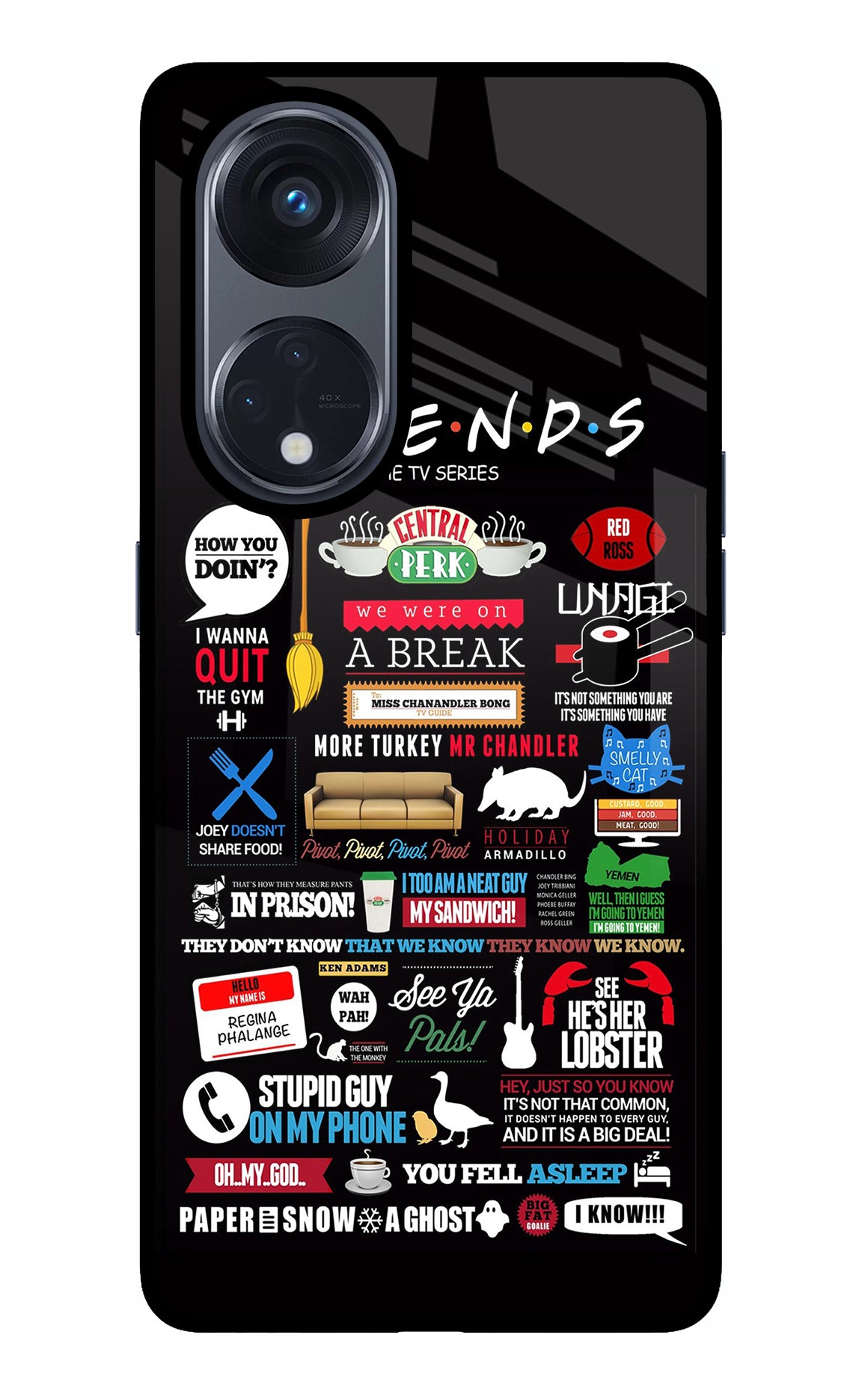 FRIENDS Case for Oppo Reno8 T 5G
