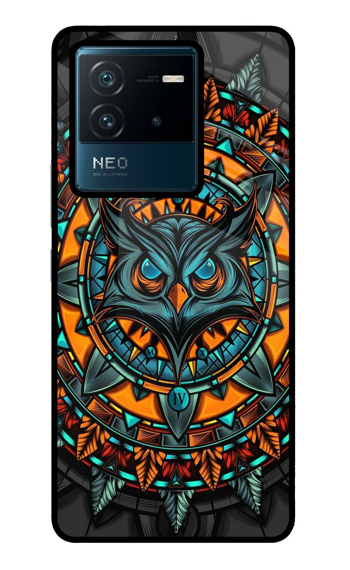 Angry Owl Art Case for IQOO Neo 6 5G
