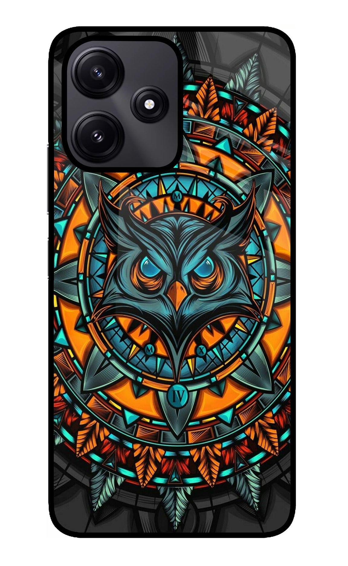 Angry Owl Art Case for Redmi 12 5G