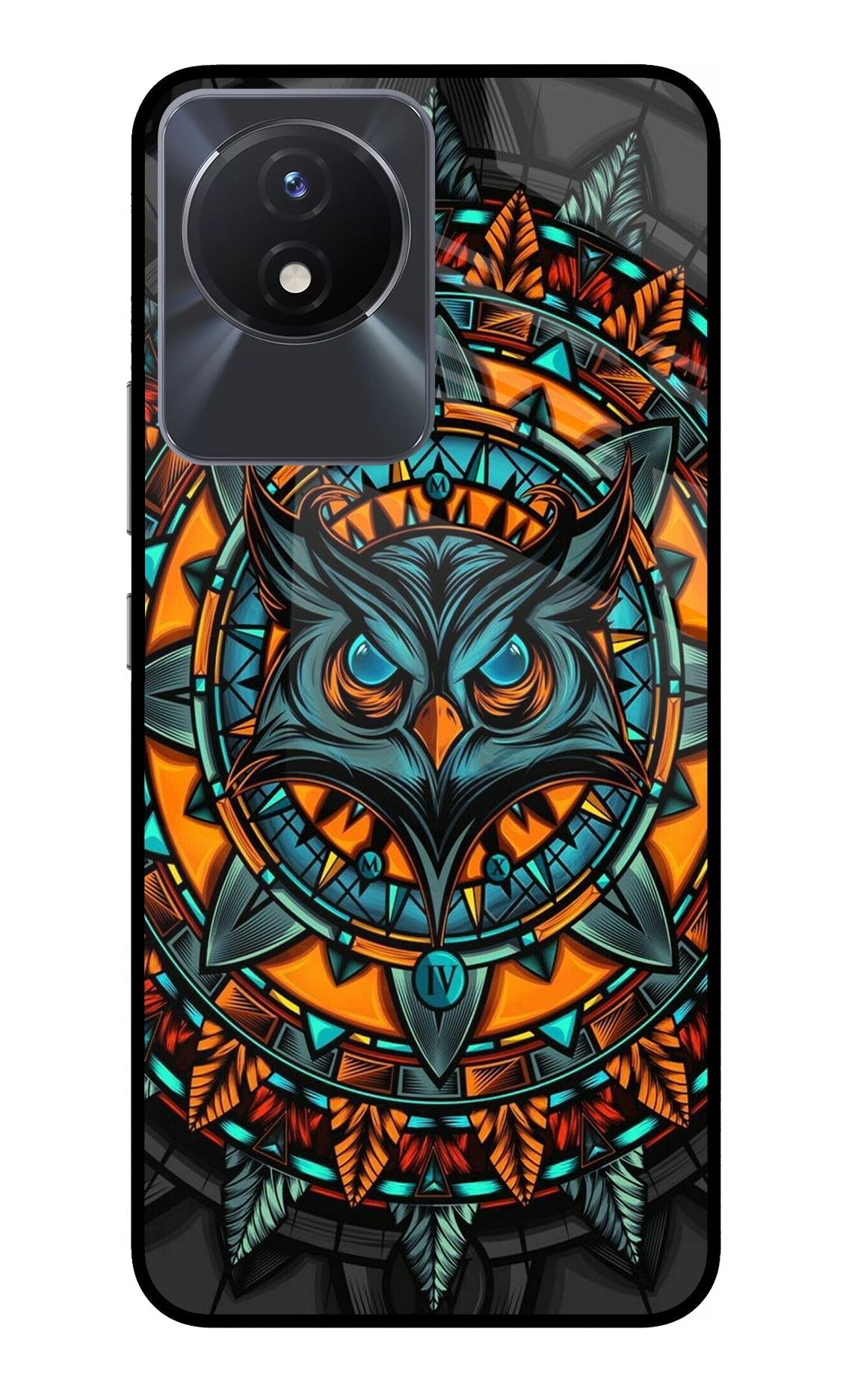 Angry Owl Art Case for Vivo Y02/Y02T