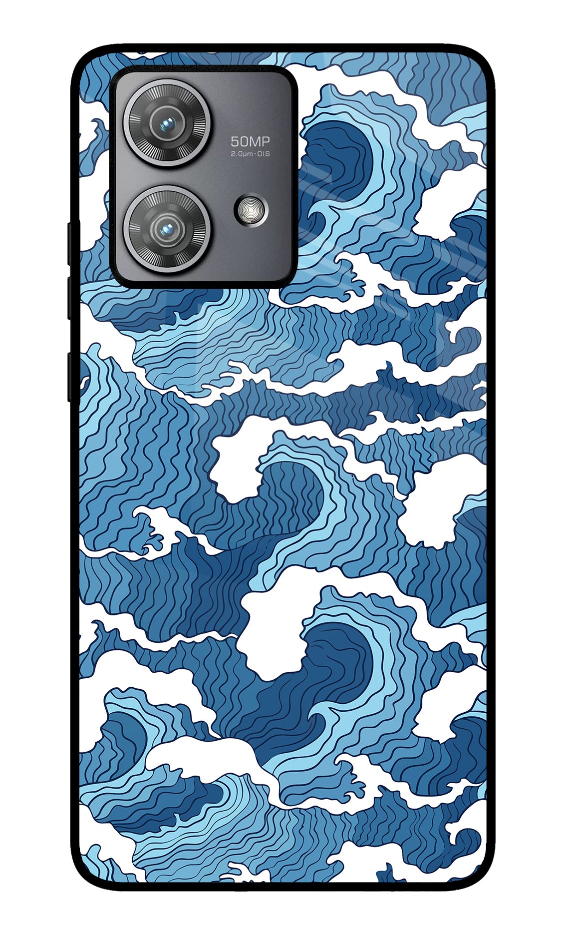 Blue Waves Case for Moto Edge 40 Neo
