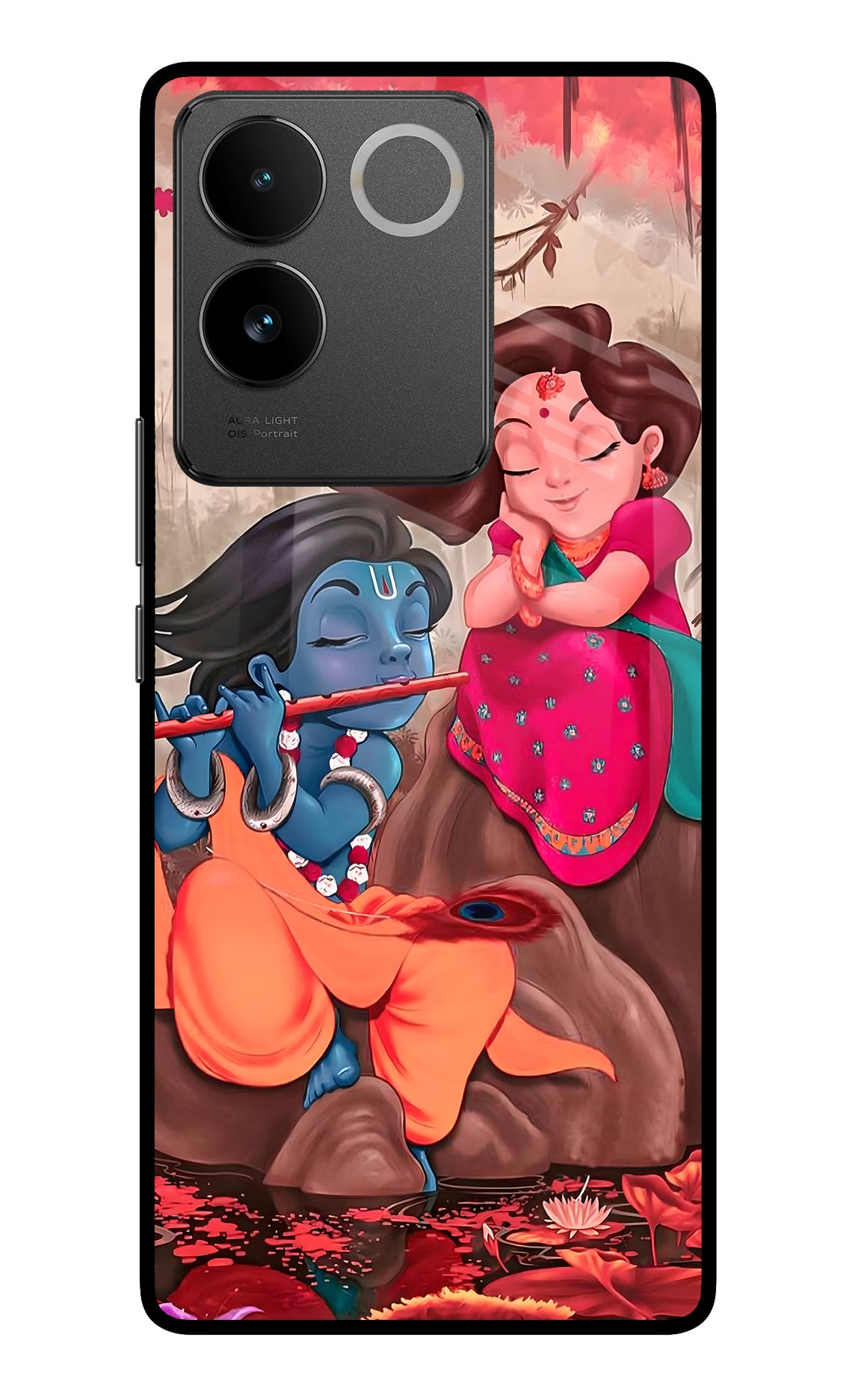 Radhe Krishna Case for Vivo T2 Pro 5G