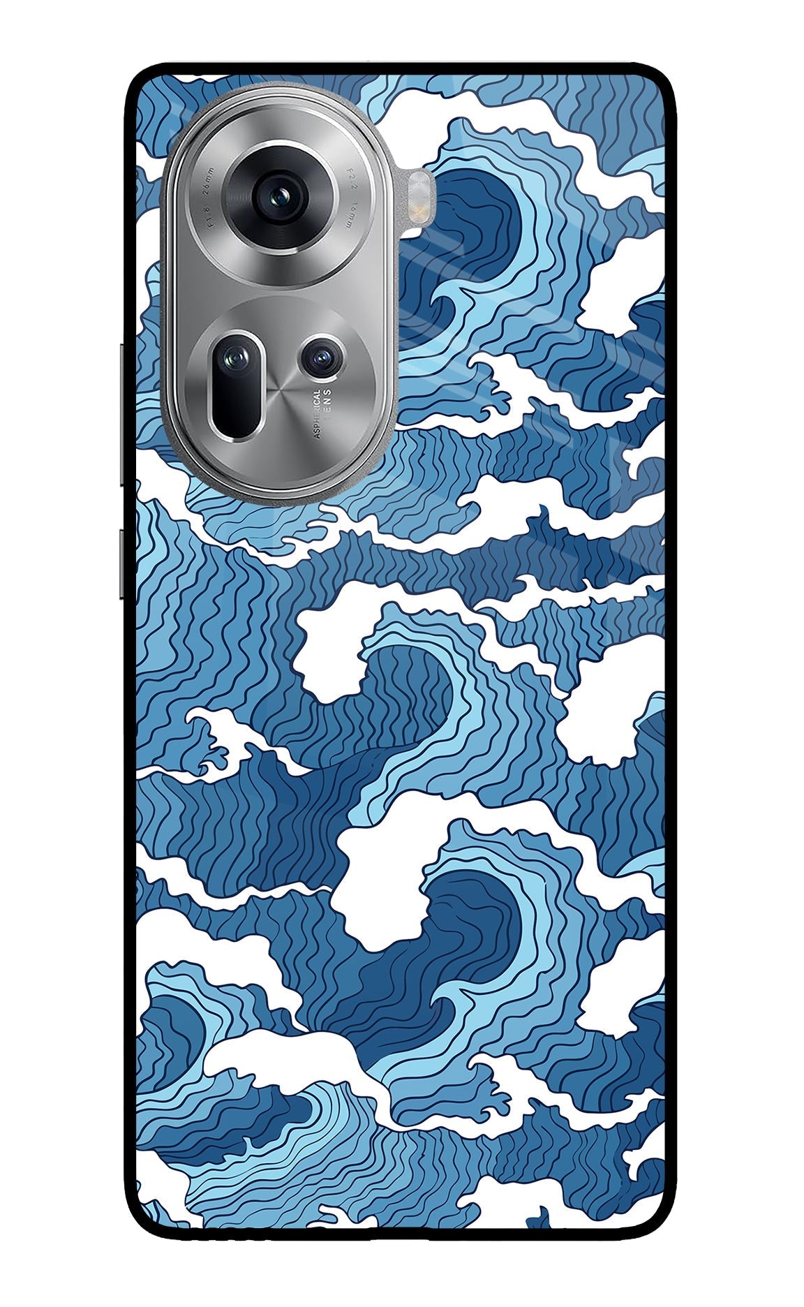 Blue Waves Case for Oppo Reno11