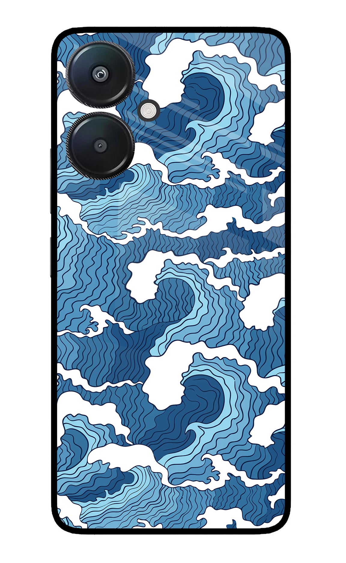 Blue Waves Case for Redmi 13C 5G