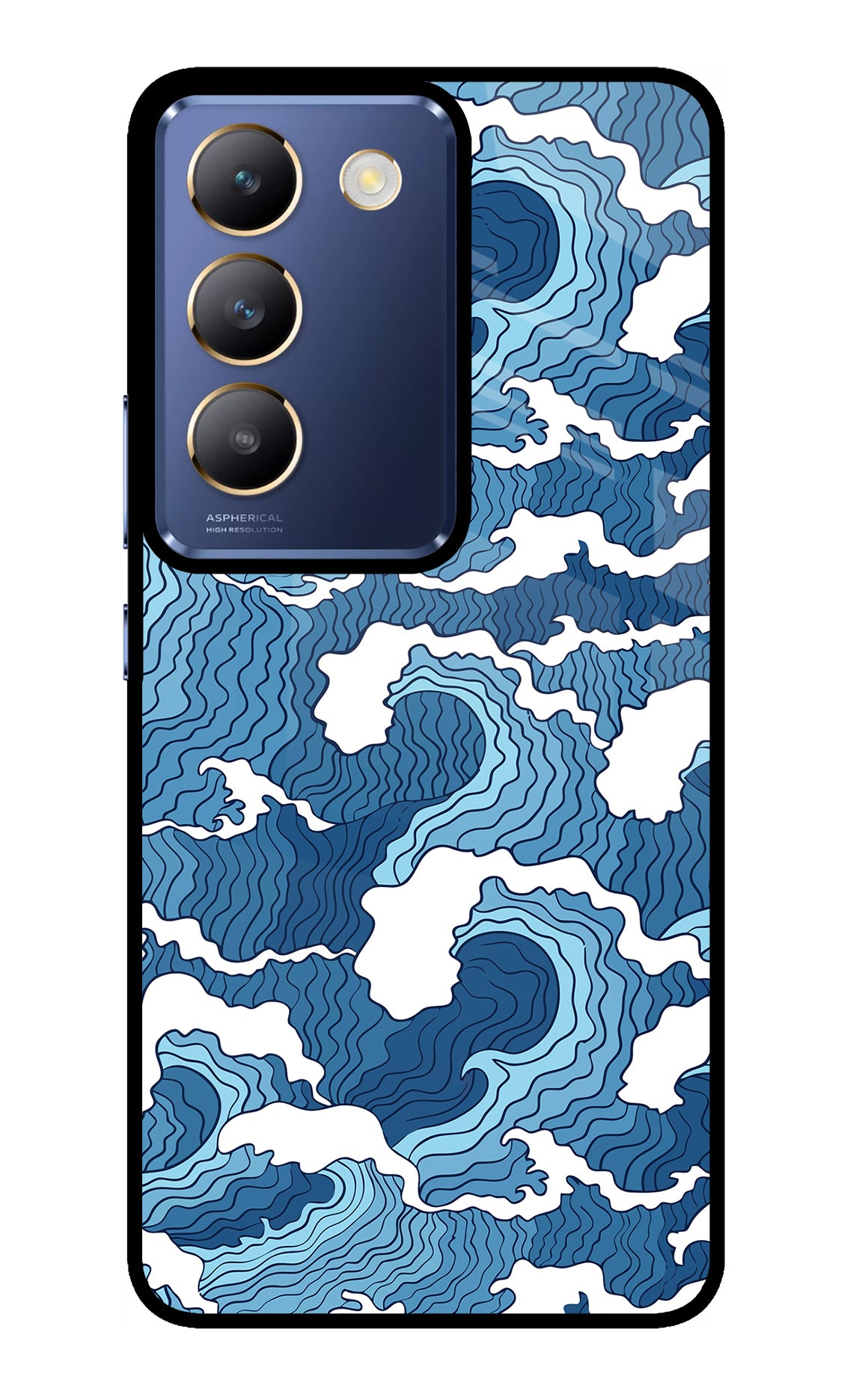 Blue Waves Case for Vivo Y200E 5G/T3 5G