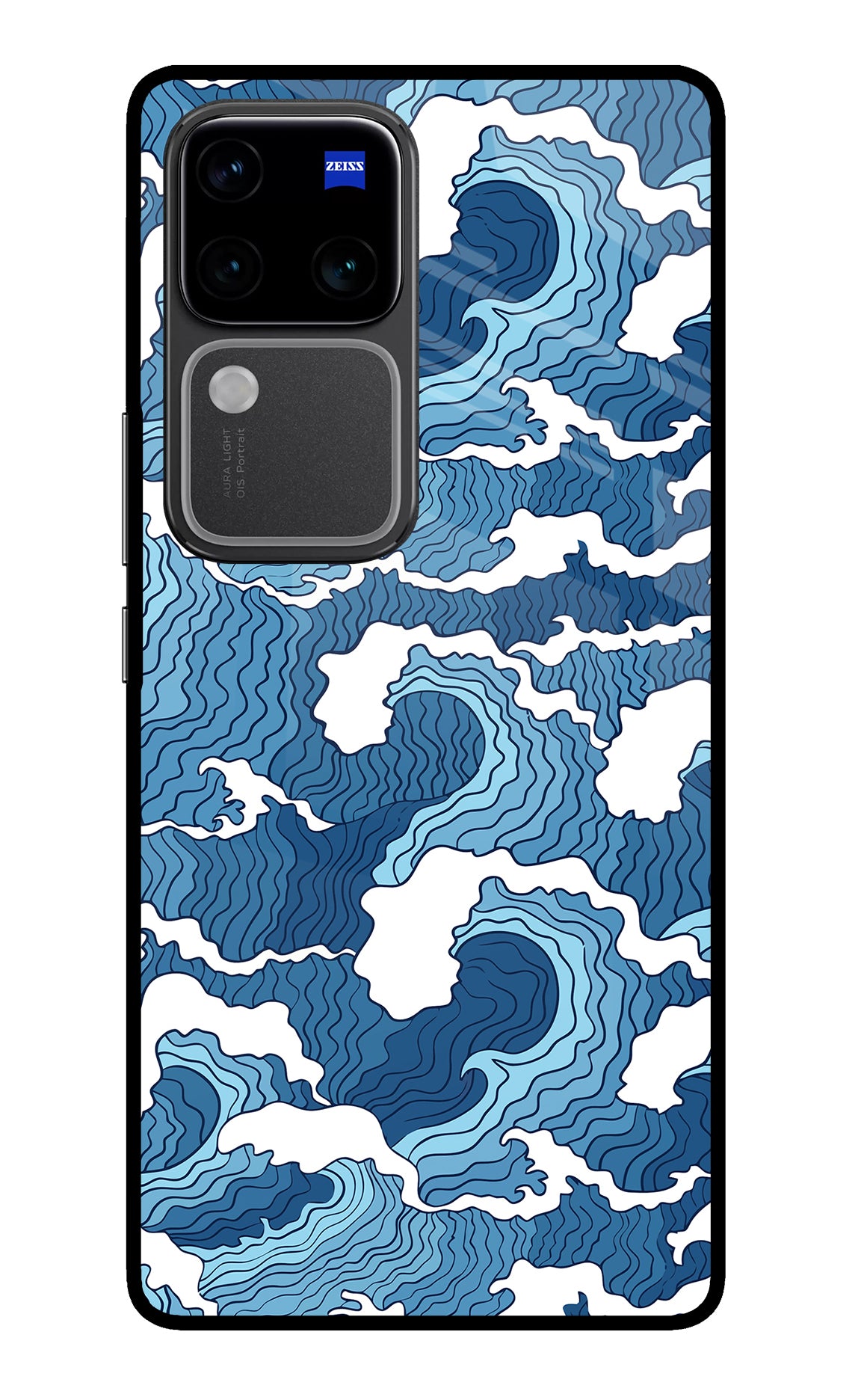 Blue Waves Case for Vivo V30 Pro 5G