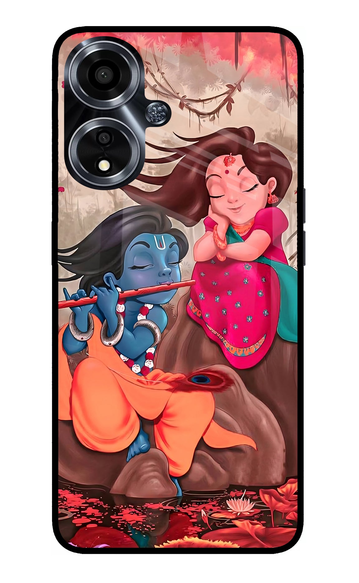 Radhe Krishna Case for Oppo A59 5G