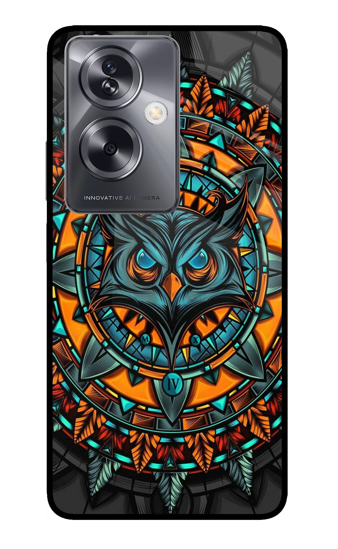 Angry Owl Art Case for Oppo A79 5G