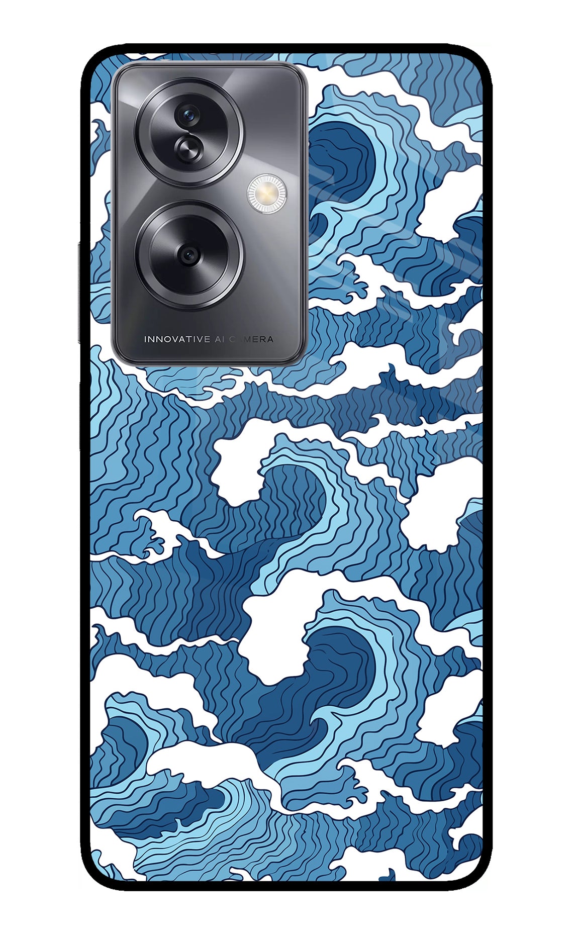 Blue Waves Case for Oppo A79 5G
