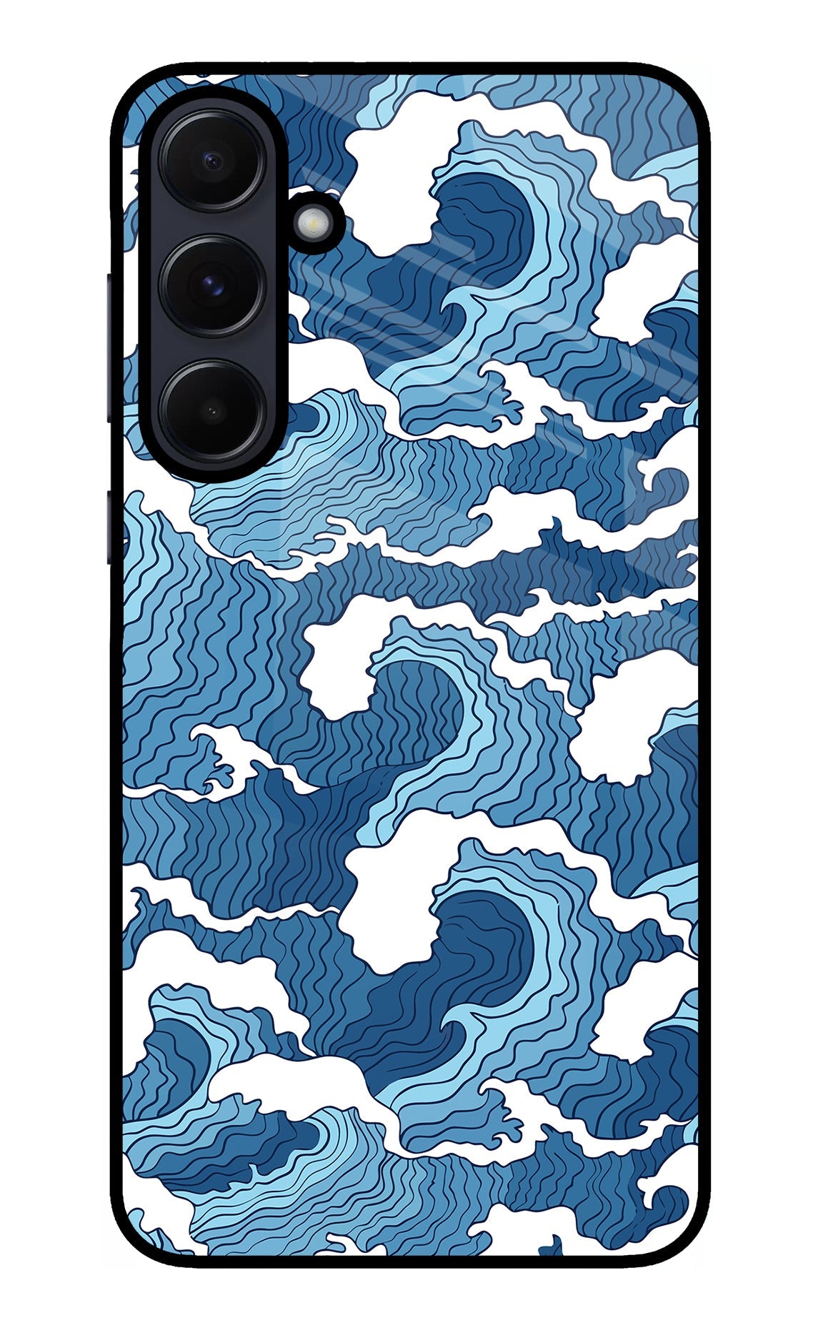 Blue Waves Case for Samsung A55 5G