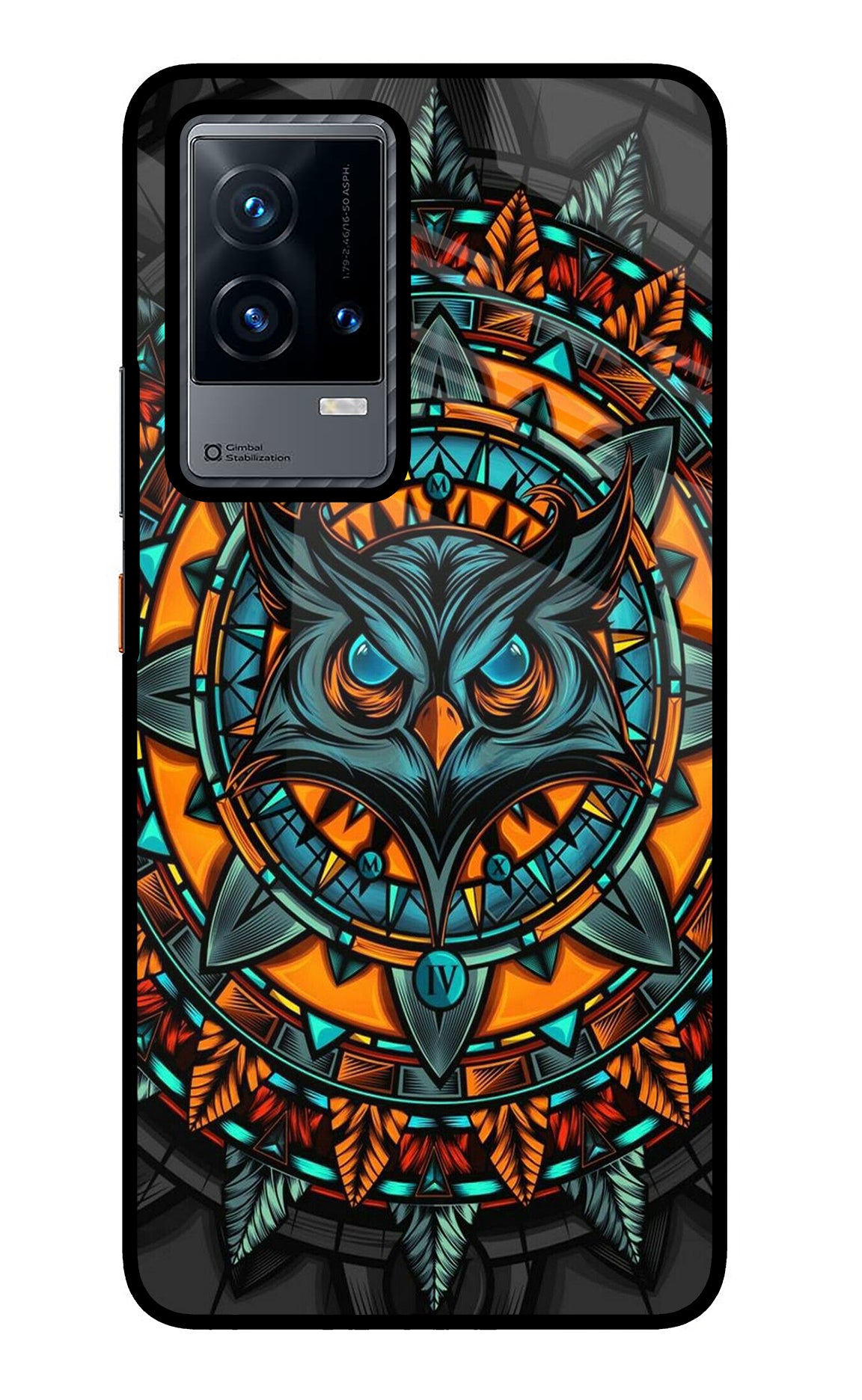 Angry Owl Art Case for iQOO 9 5G