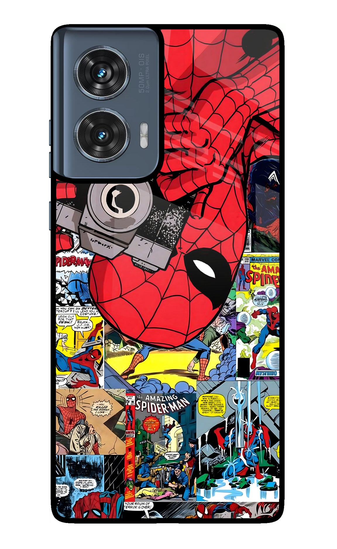 Spider Man Case for Moto Edge 50 Fusion