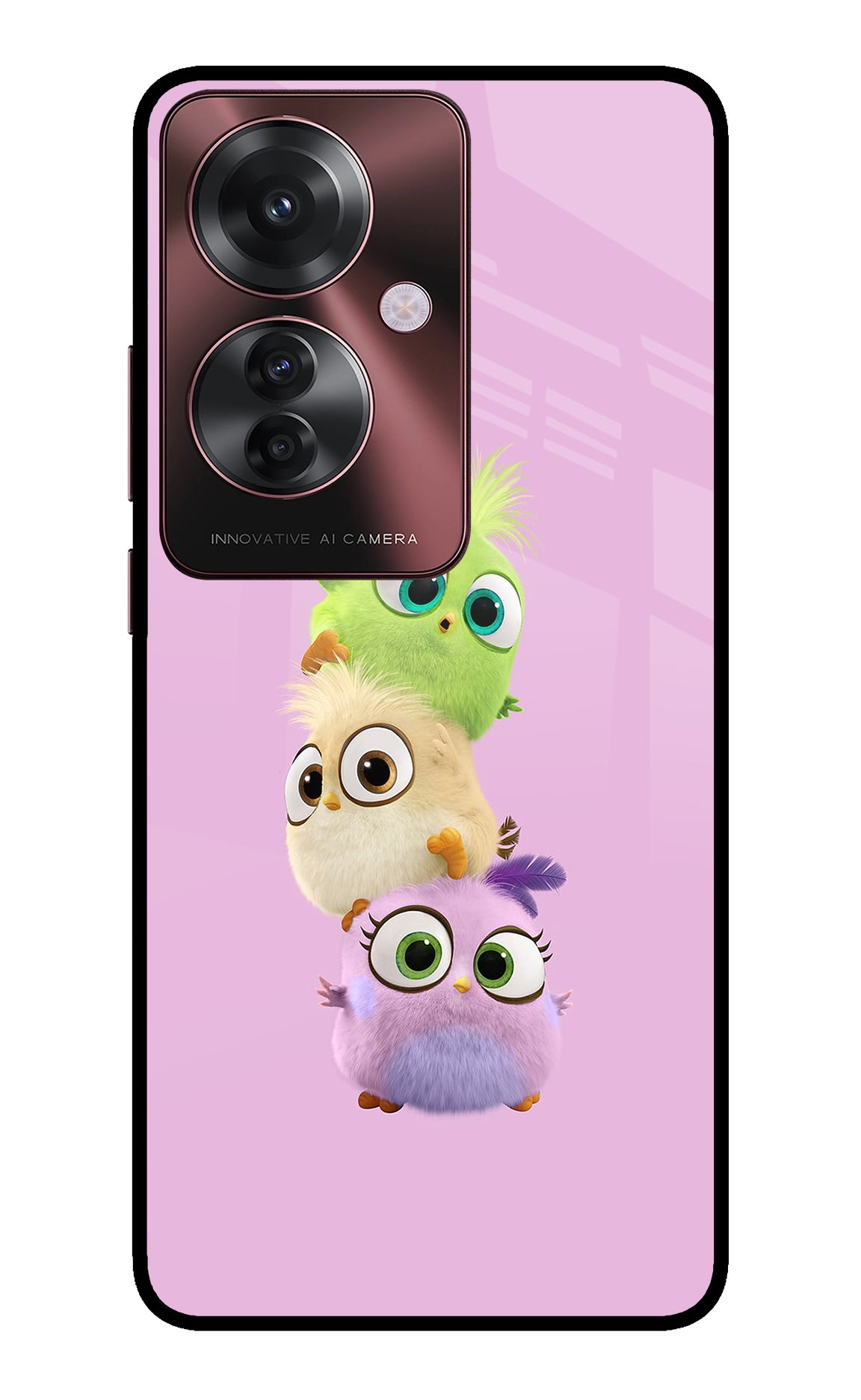 Cute Little Birds Case for Oppo F25 Pro 5G