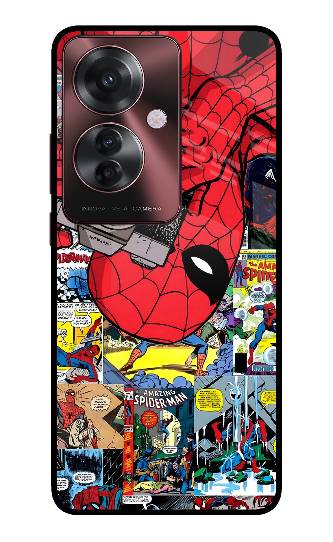 Spider Man Case for Oppo F25 Pro 5G