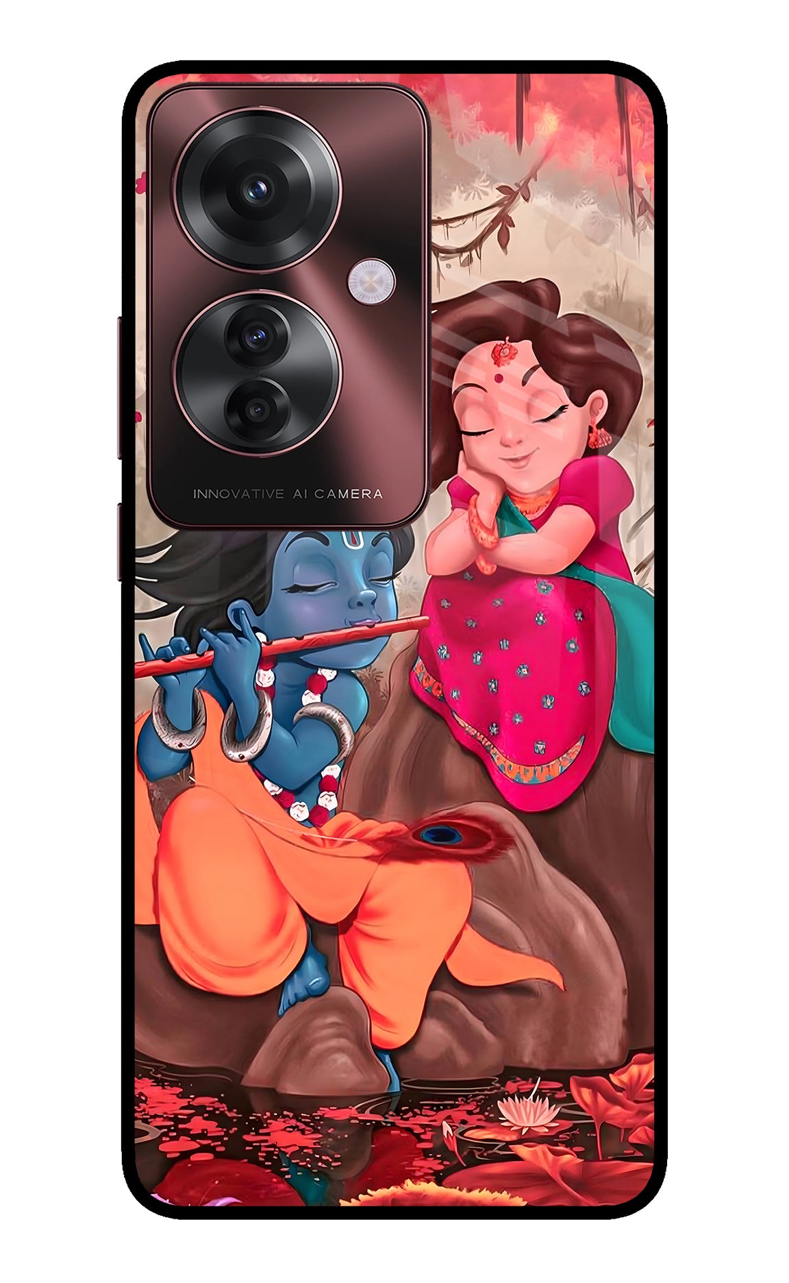 Radhe Krishna Case for Oppo F25 Pro 5G