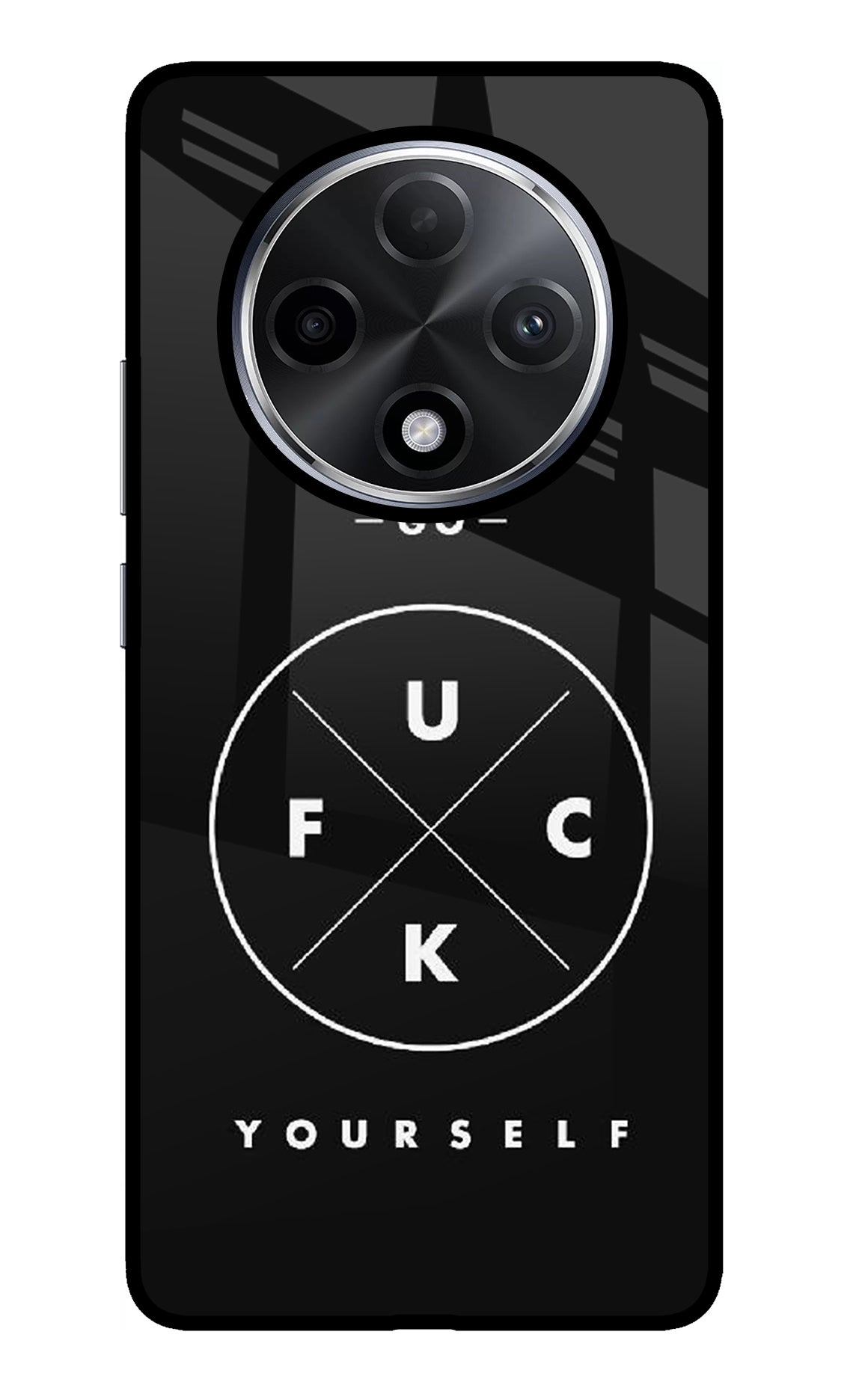 Go Fuck Yourself Oppo F27 Pro Plus Glass Case