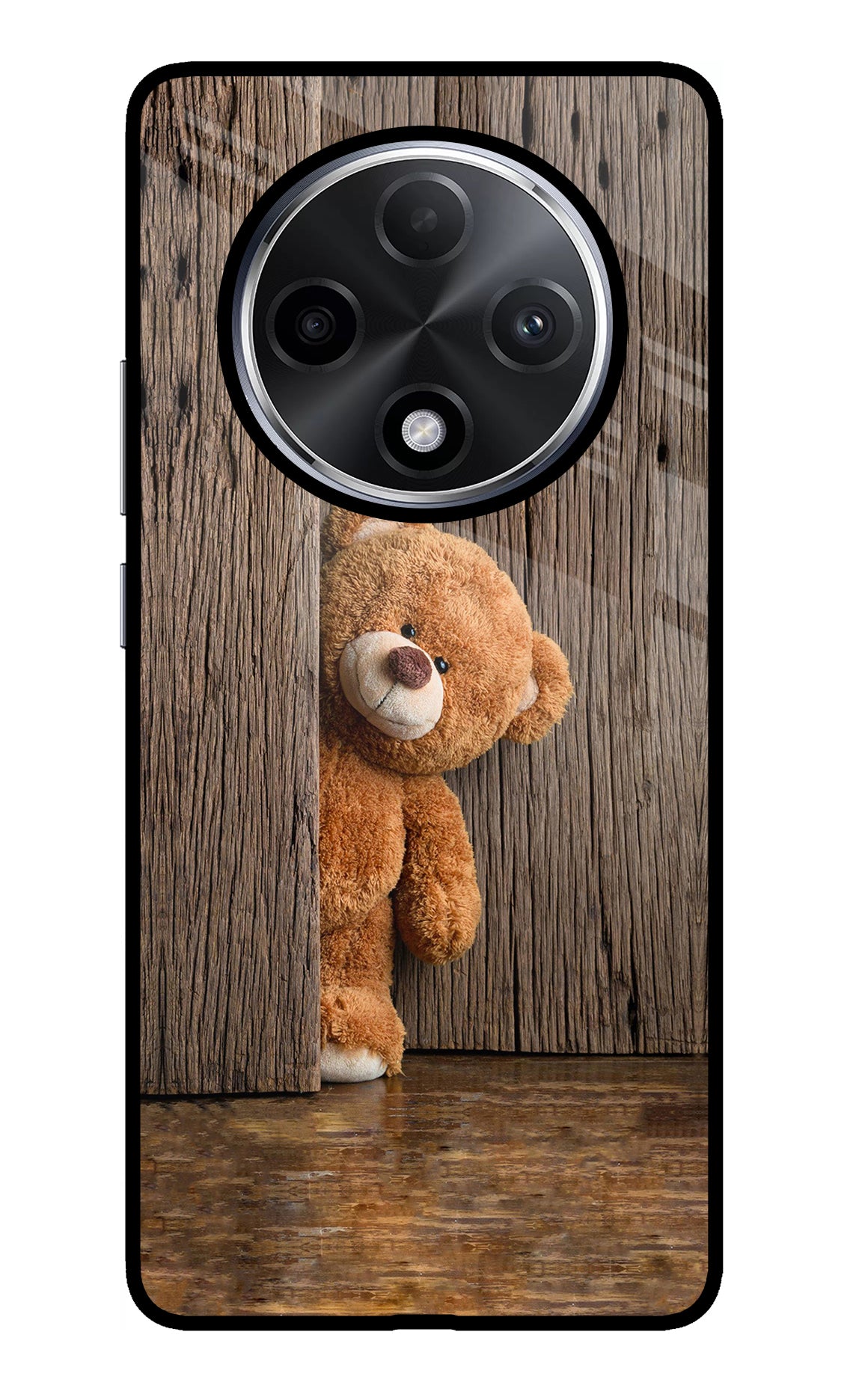 Teddy Wooden Oppo F27 Pro Plus Glass Case