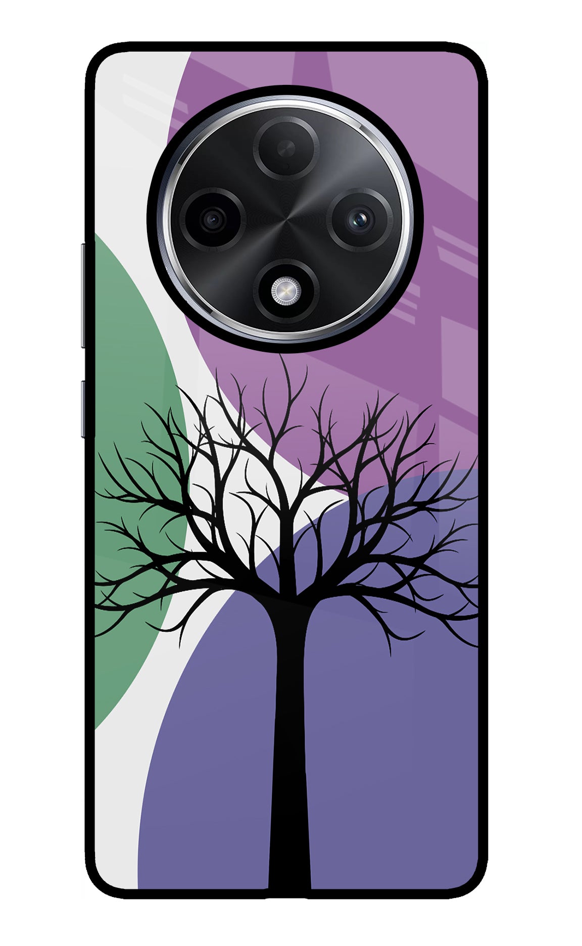 Tree Art Oppo F27 Pro Plus Glass Case