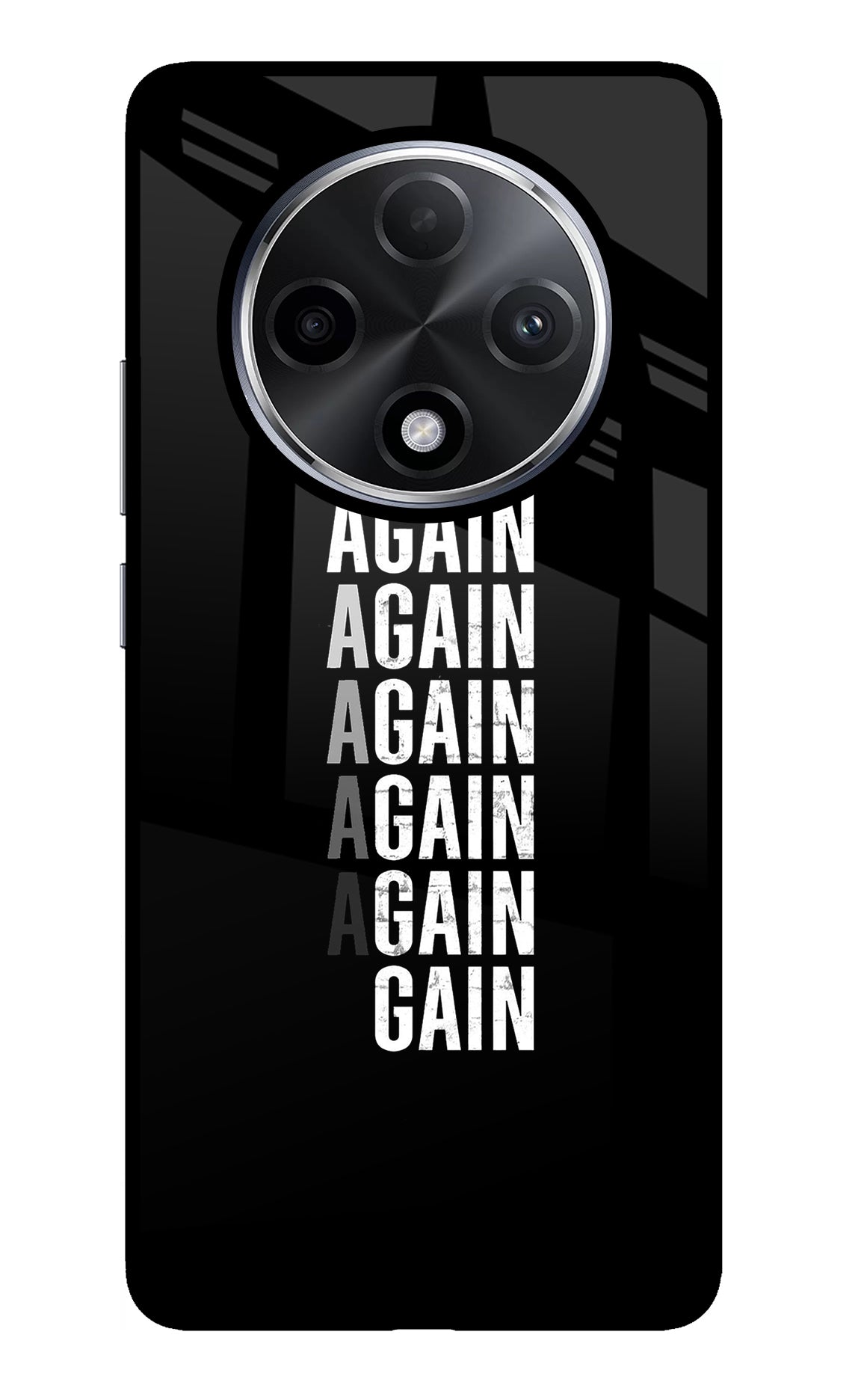 Again Again Gain Oppo F27 Pro Plus Glass Case