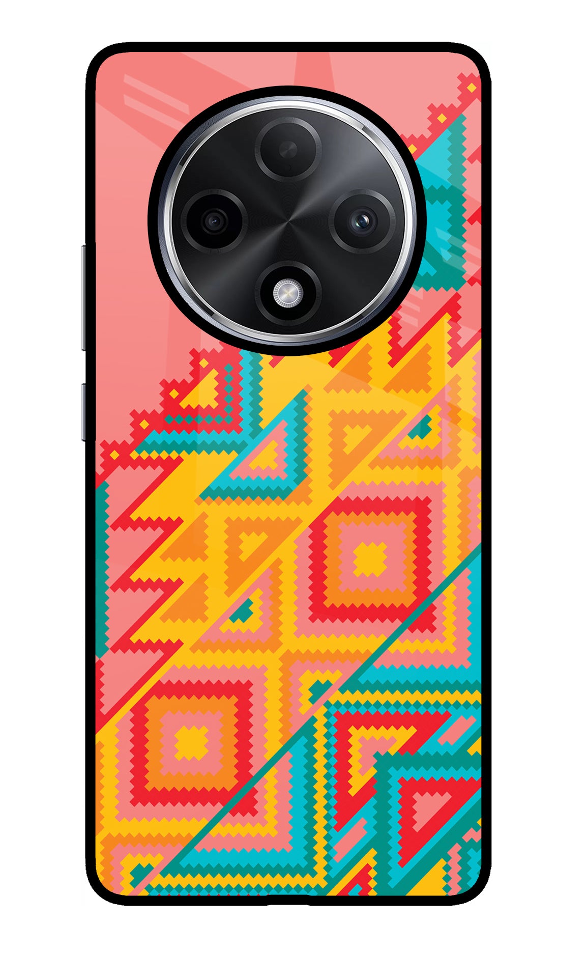 Aztec Tribal Oppo F27 Pro Plus Glass Case