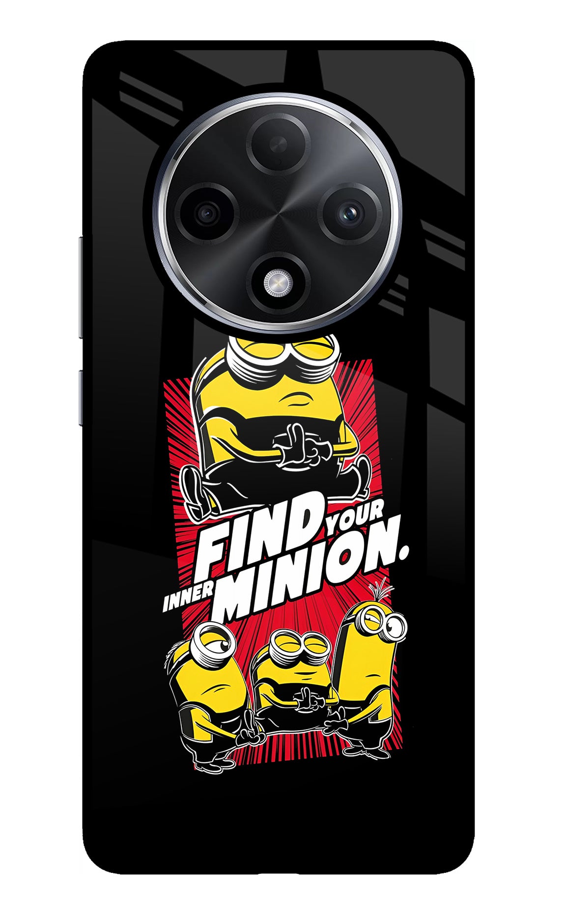 Find your inner Minion Oppo F27 Pro Plus Glass Case