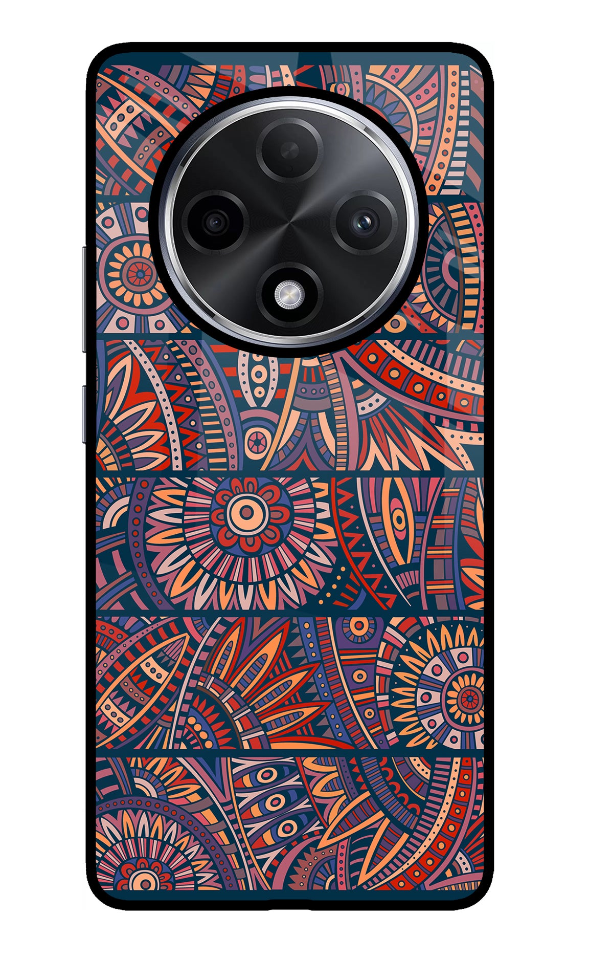 African Culture Design Oppo F27 Pro Plus Glass Case