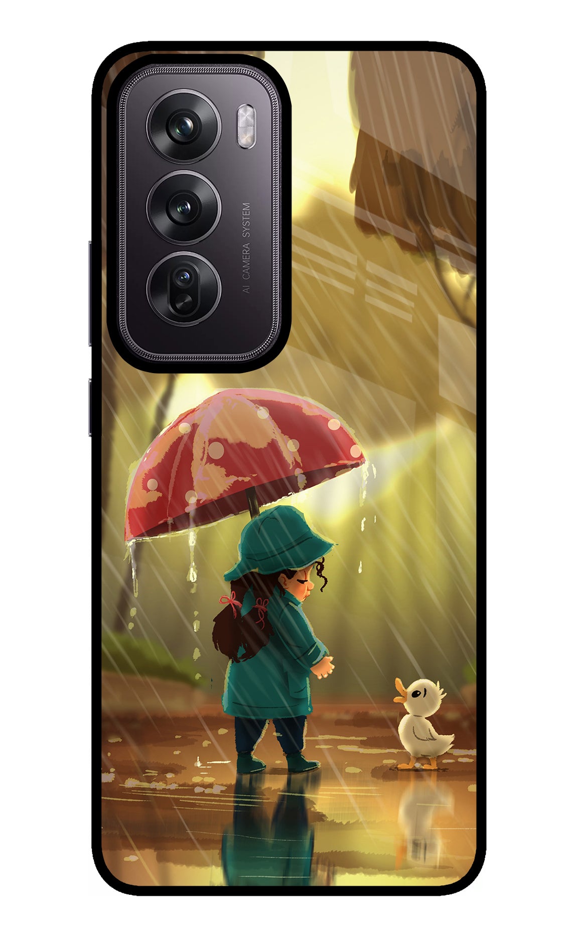 Rainy Day Oppo Reno12 Pro 5G Glass Case
